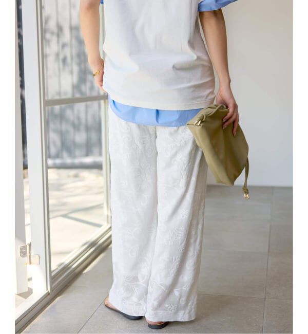 SLOBE IENA「《シリーズあり/追加予約》レースカットパンツ」|その他|