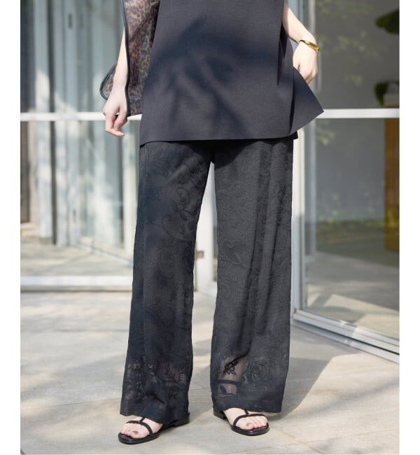 SLOBE IENA「《シリーズあり/追加予約》レースカットパンツ」|その他|