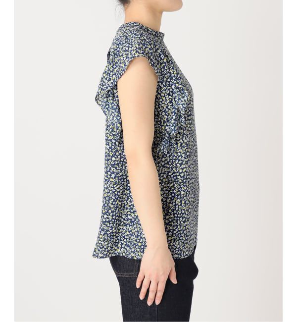 SLOBE IENA「《WEB限定/追加予約》フレンチフリルスリーブフラワーブラウス」|シャツ・ブラウス|