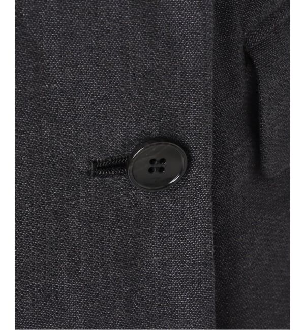 IENA「《予約》ウォッシャブル リネン混Wハーフジャケット」|テーラードジャケット|