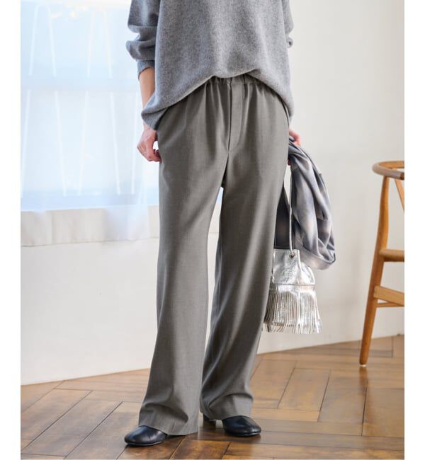 JOURNAL STANDARD relume「《一部WEB限定追加3》サーモサキソニー裏起毛パンツ」|スラックス|グレー