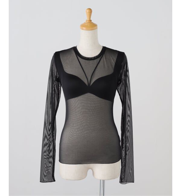 JOURNAL STANDARD「【NICENICE MOMENT / ナイスナイスモーメント】 MESH LS SHELL」|インナー|ブラック