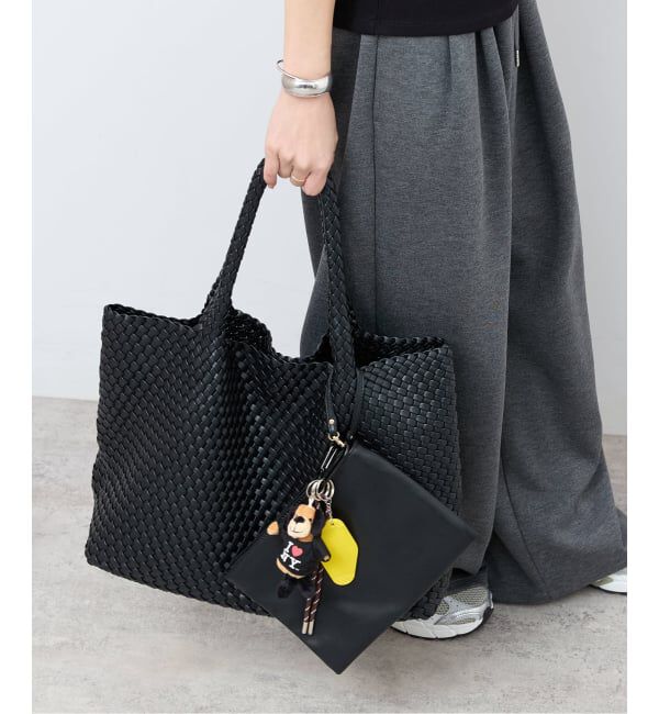 JOURNAL STANDARD relume「【MODA LUXE/モーダリュクス】イントレチャートビッグトート」|トートバッグ|ブラック
