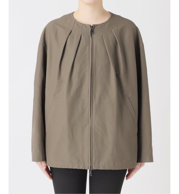 JOURNAL STANDARD「《追加》グログランノーカラーコクーンコート」|ノーカラーコート|