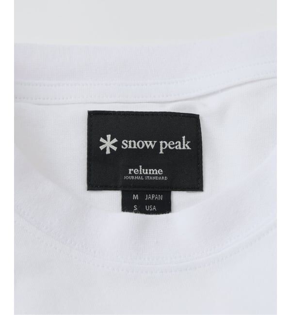JOURNAL STANDARD relume「Snow Peak / スノーピーク 別注 ペグ＆ロープ ロゴTシャツ」|Tシャツ・カットソー|