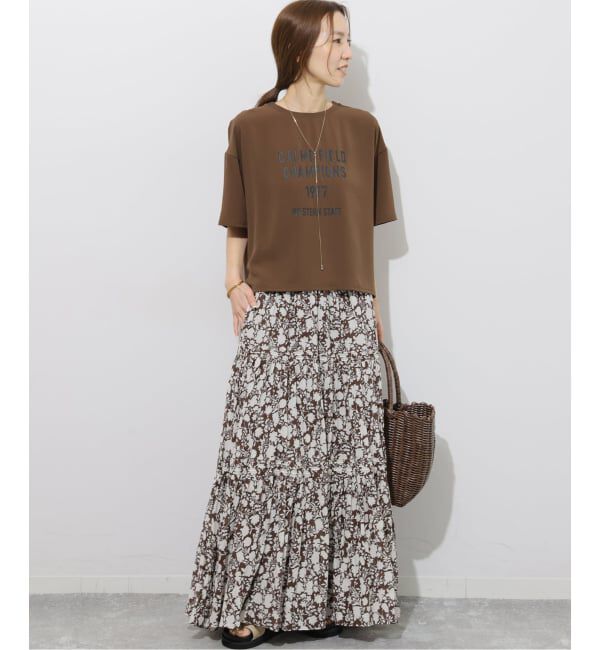 JOURNAL STANDARD relume「2WAYジョーゼットロゴTEE」|Tシャツ・カットソー|