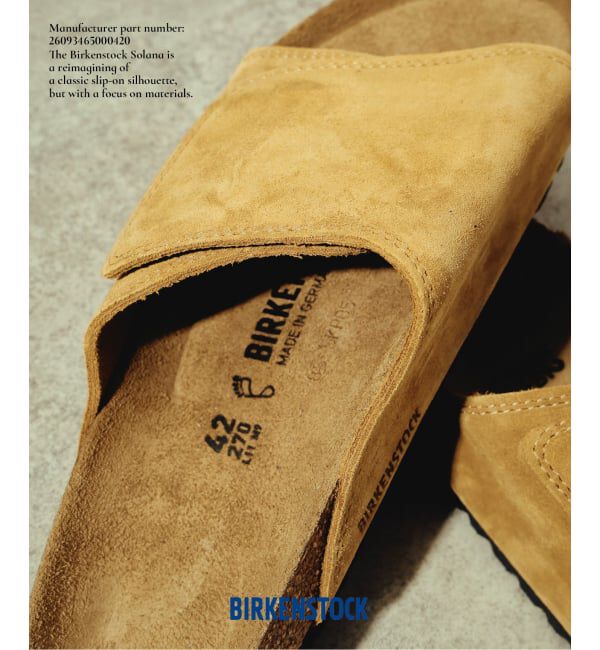JOURNAL STANDARD relume「《予約》BIRKENSTOCK / ビルケンシュトック exclusive Solana ソラナ &ldquo;レギュラー&rdquo;」|サンダル|