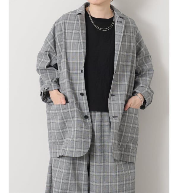 journal standard luxe「《予約》サッカージャケット」|テーラードジャケット|ブラック