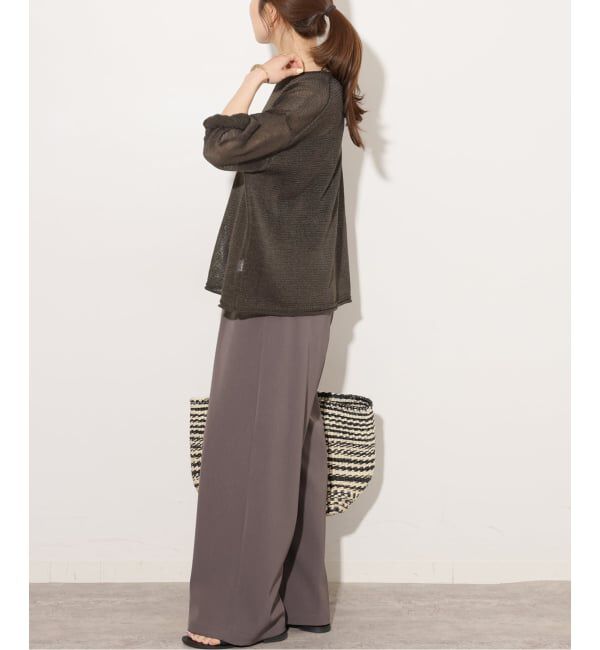 JOURNAL STANDARD relume「《追加2》PEリネンルーズプルオーバー」|ニット・セーター|