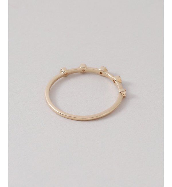 Lilas by Spick&Span「5ピースダイヤステーションリング K10」|リング|