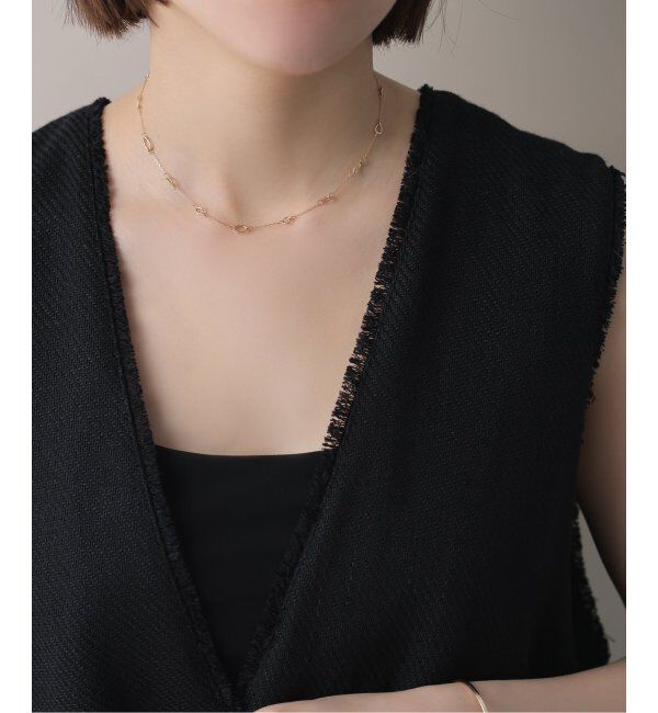 Lilas by Spick&Span「ミネラルパーツネックレス K10」|ネックレス|