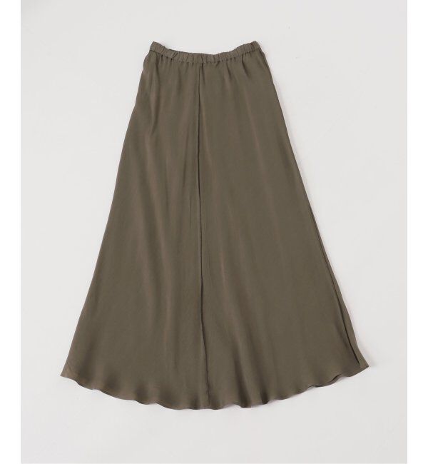 Spick and Span「《追加》ウォッシャブルキュプラフレアスカート」|スカート|