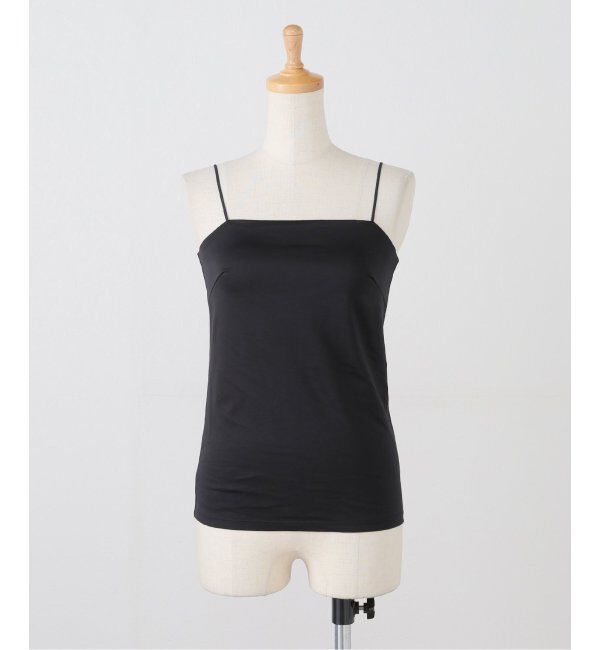  「《追加10》【洗える】カップ付きキャミソール」|インナー|ブラック