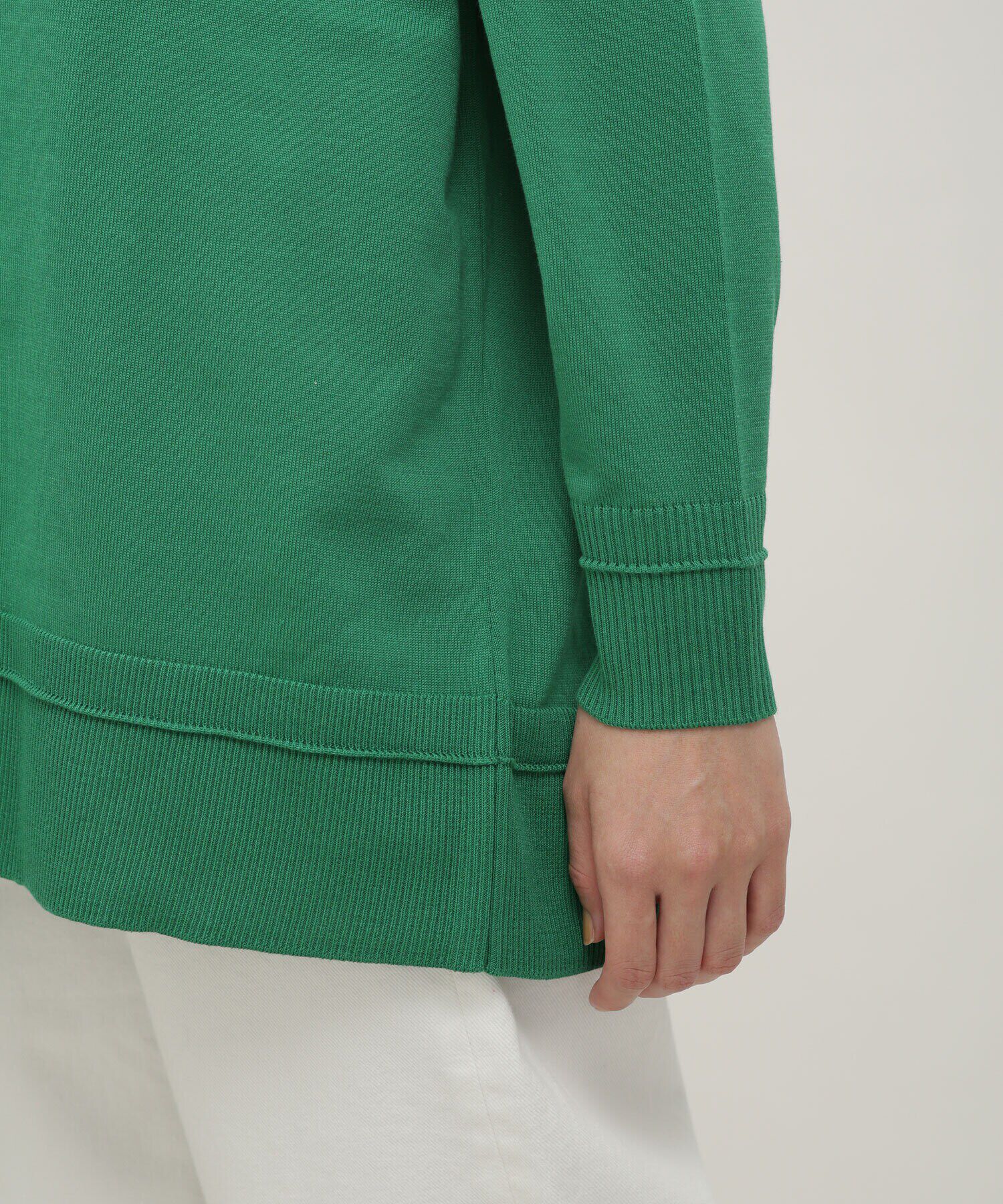 nano･universe「LB.03/思いきり洗えるニット スキッパーボーダープルオーバー」|ニット・セーター|