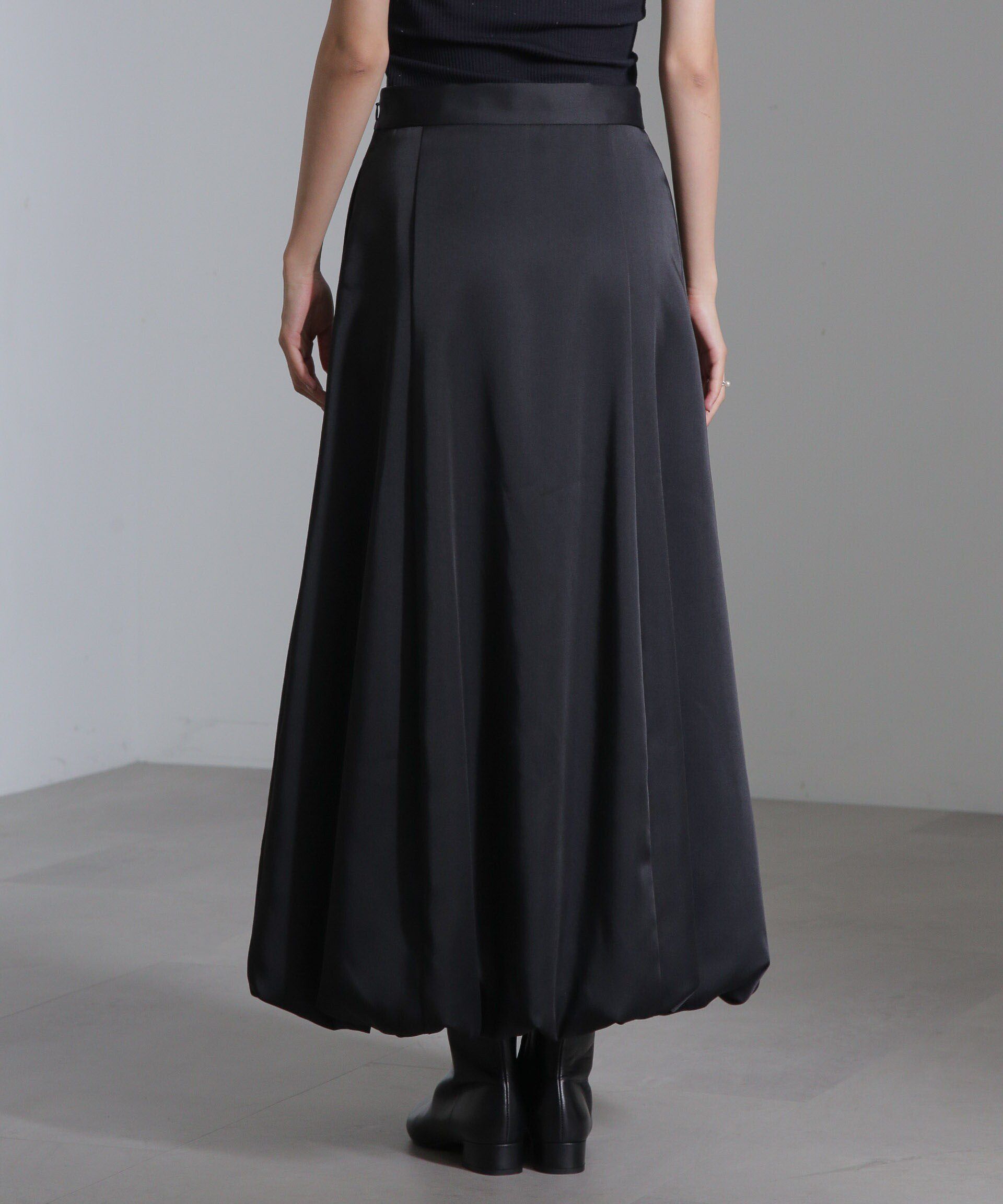 nano･universe「パネルラインバルーンスカート」|スカート|