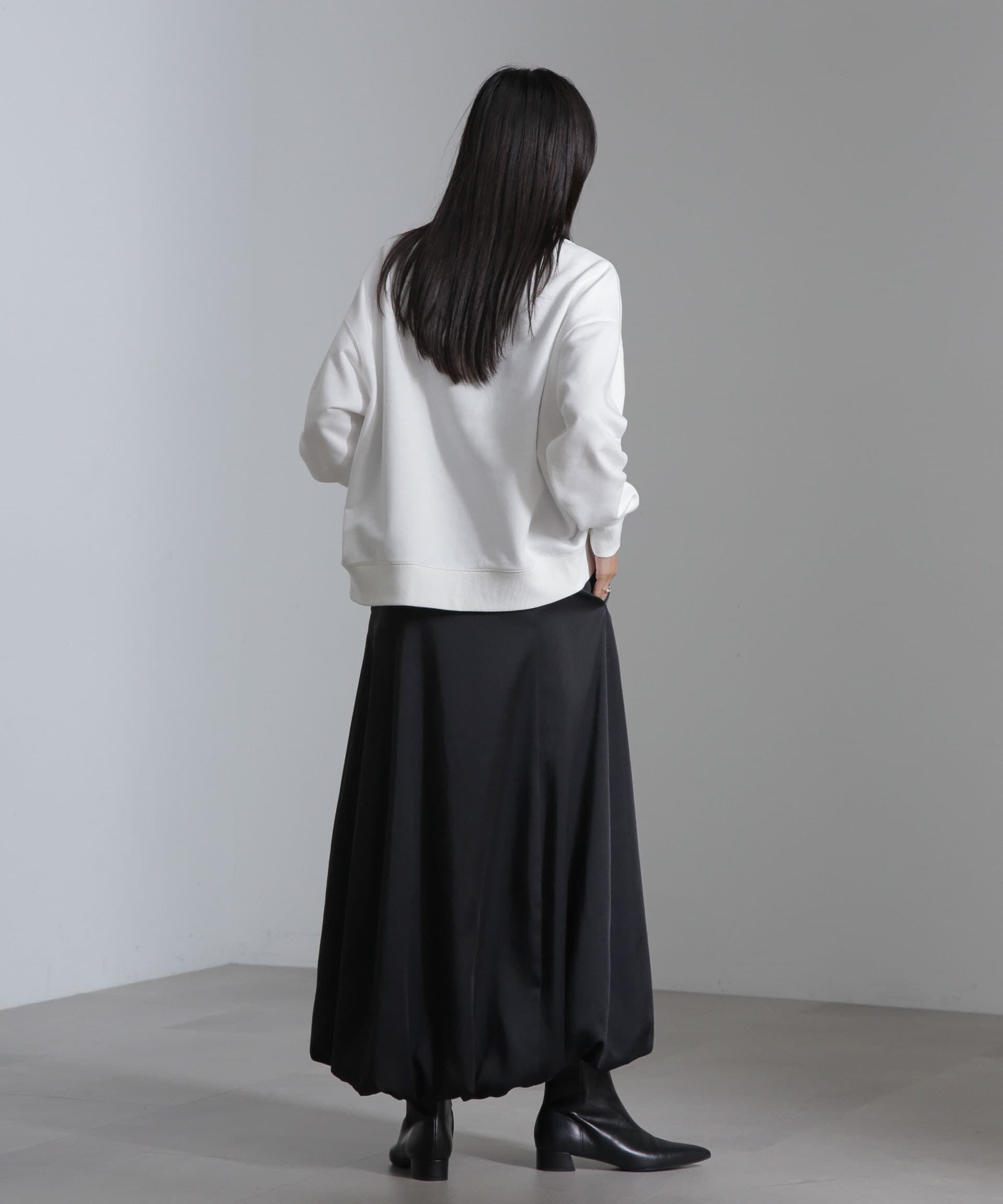 nano･universe「パネルラインバルーンスカート」|スカート|