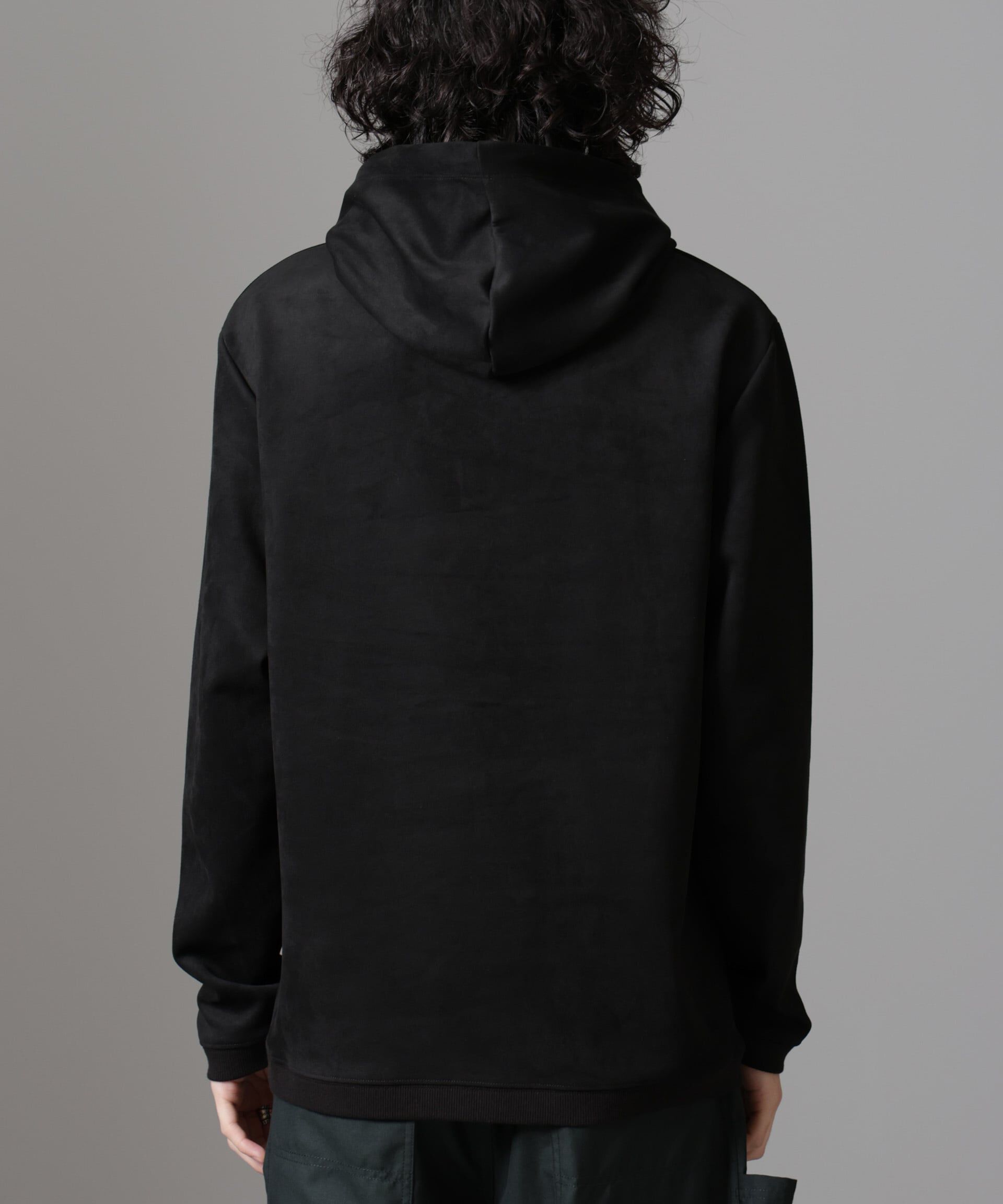 nano･universe「フェイクスエードフーディー 長袖」|Tシャツ・カットソー|