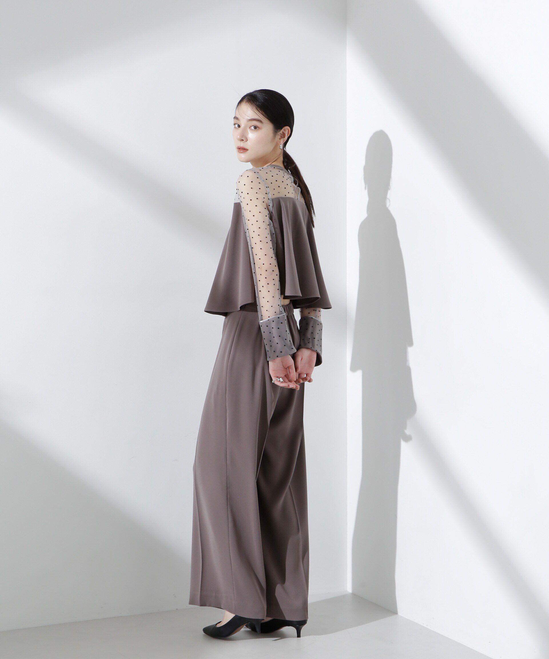 nano･universe「フロッキードットチュールセットアップ」|ワンピース|