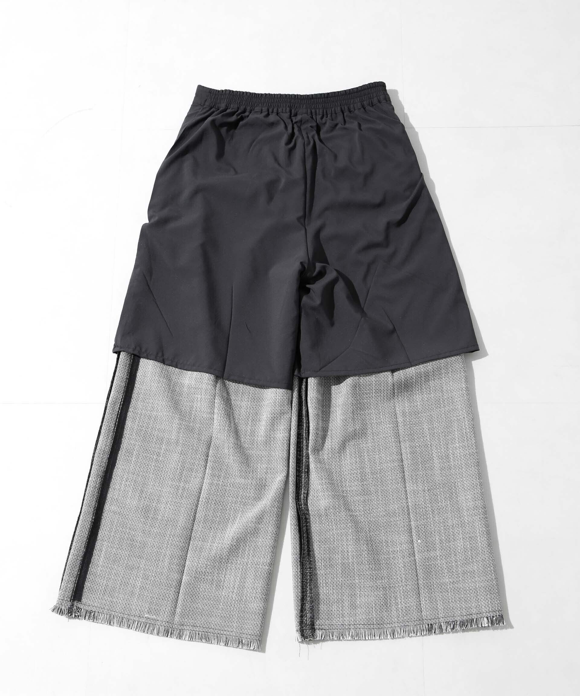 nano･universe「サイドラインフリンジパンツ」|チノ|