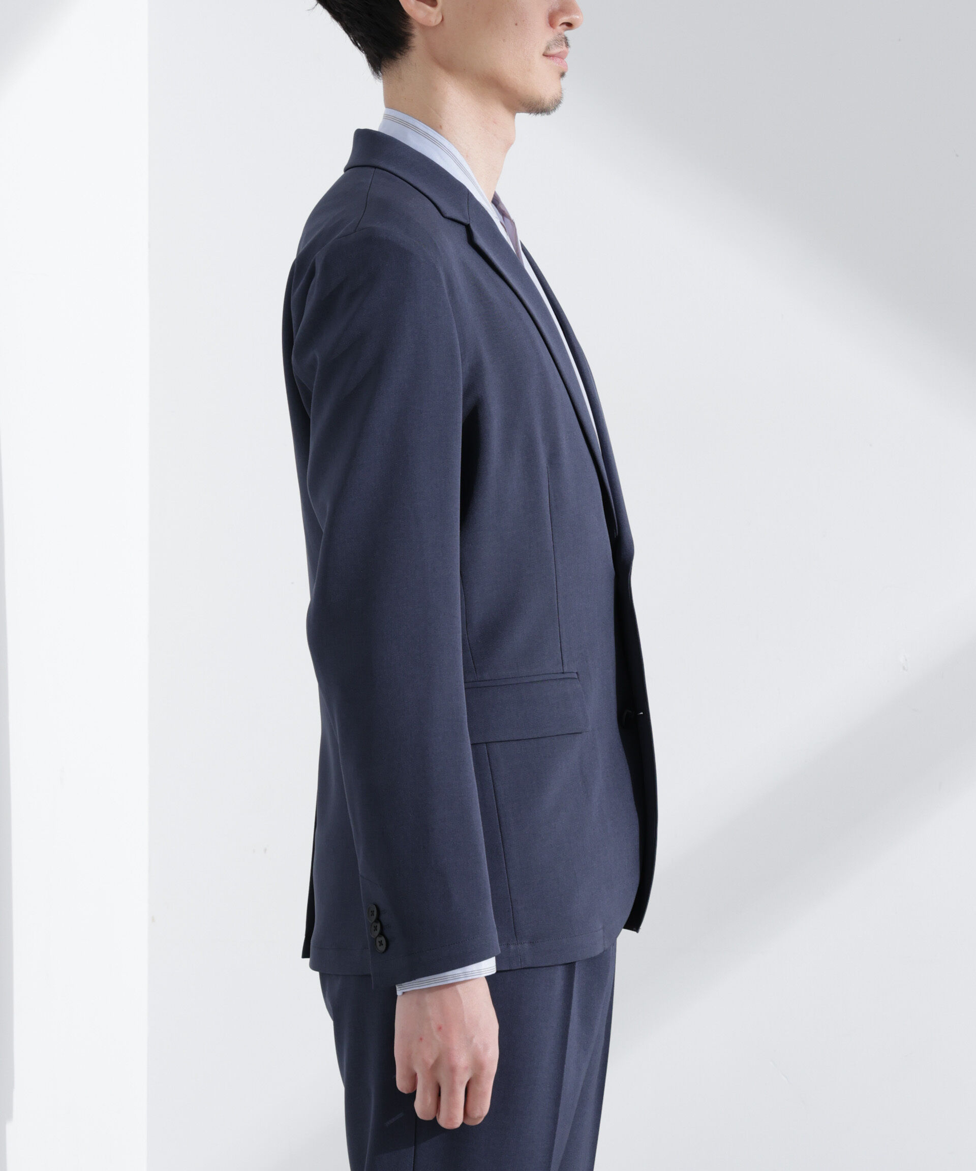 nano･universe「「Damerino」メランジドライツイル4WAYストレッチセットアップ」|スーツ|