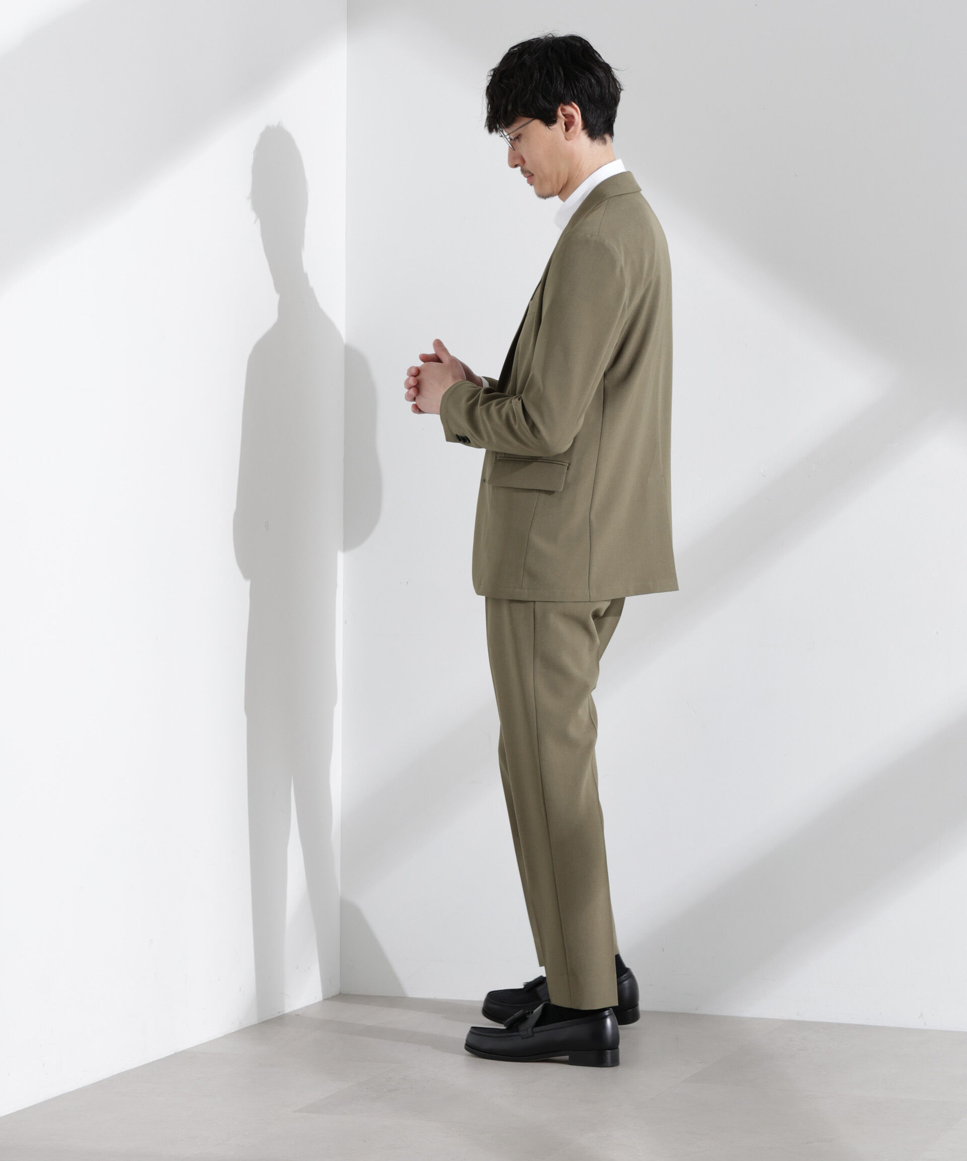 nano･universe「「Damerino」メランジドライツイル4WAYストレッチセットアップ」|スーツ|