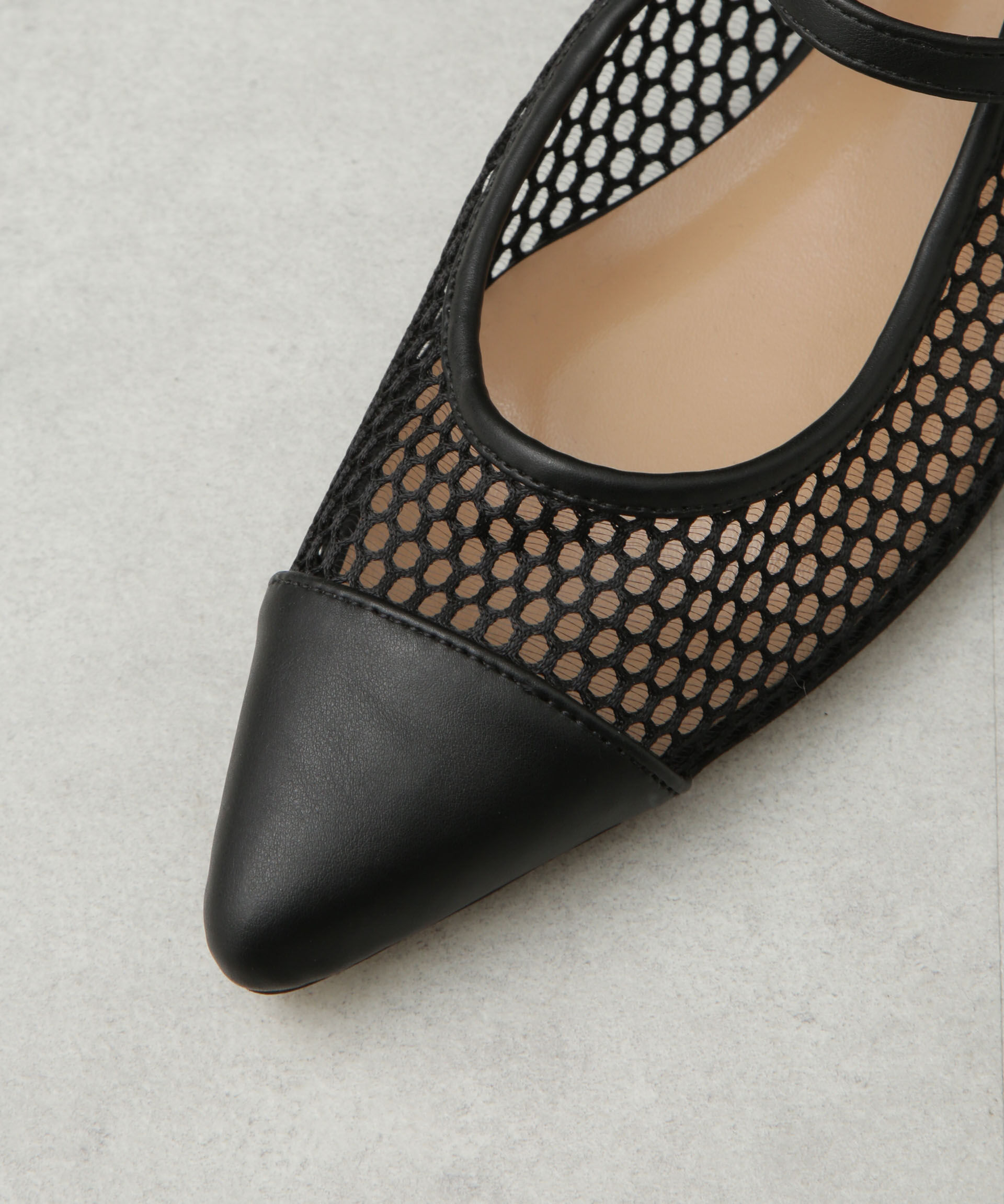 nano･universe「メッシュフラットパンプス」|ビジネス・ドレスシューズ|