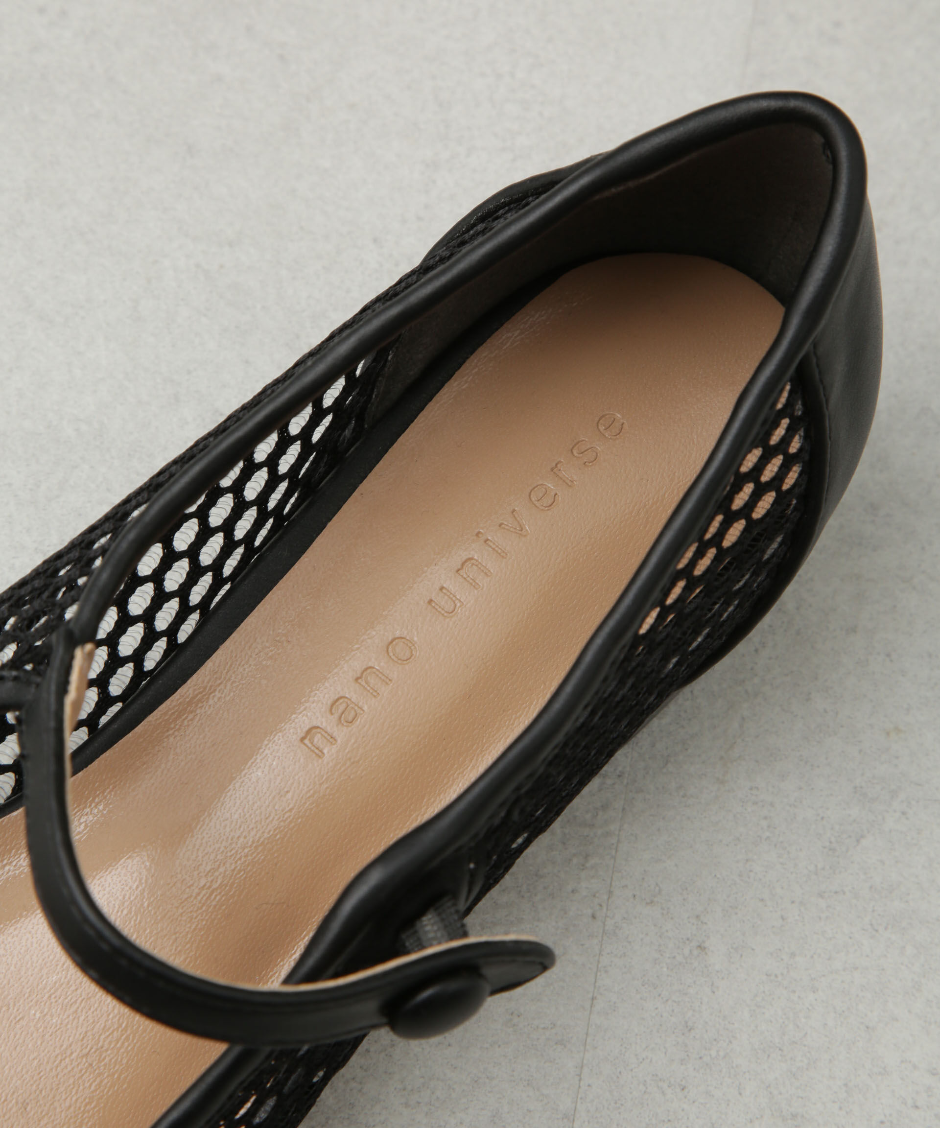 nano･universe「メッシュフラットパンプス」|ビジネス・ドレスシューズ|