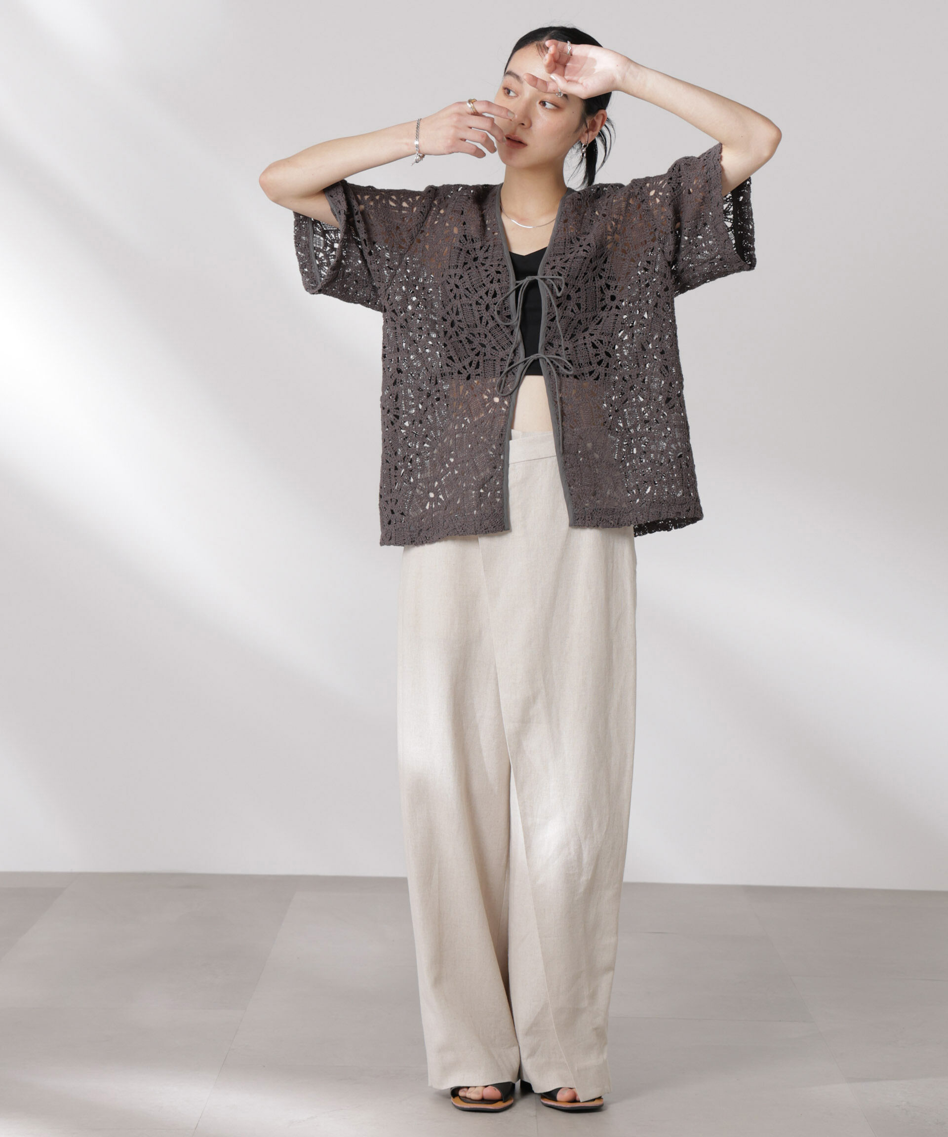 nano･universe「コットンコードレースジャケット（セットアップ可）」|テーラードジャケット|