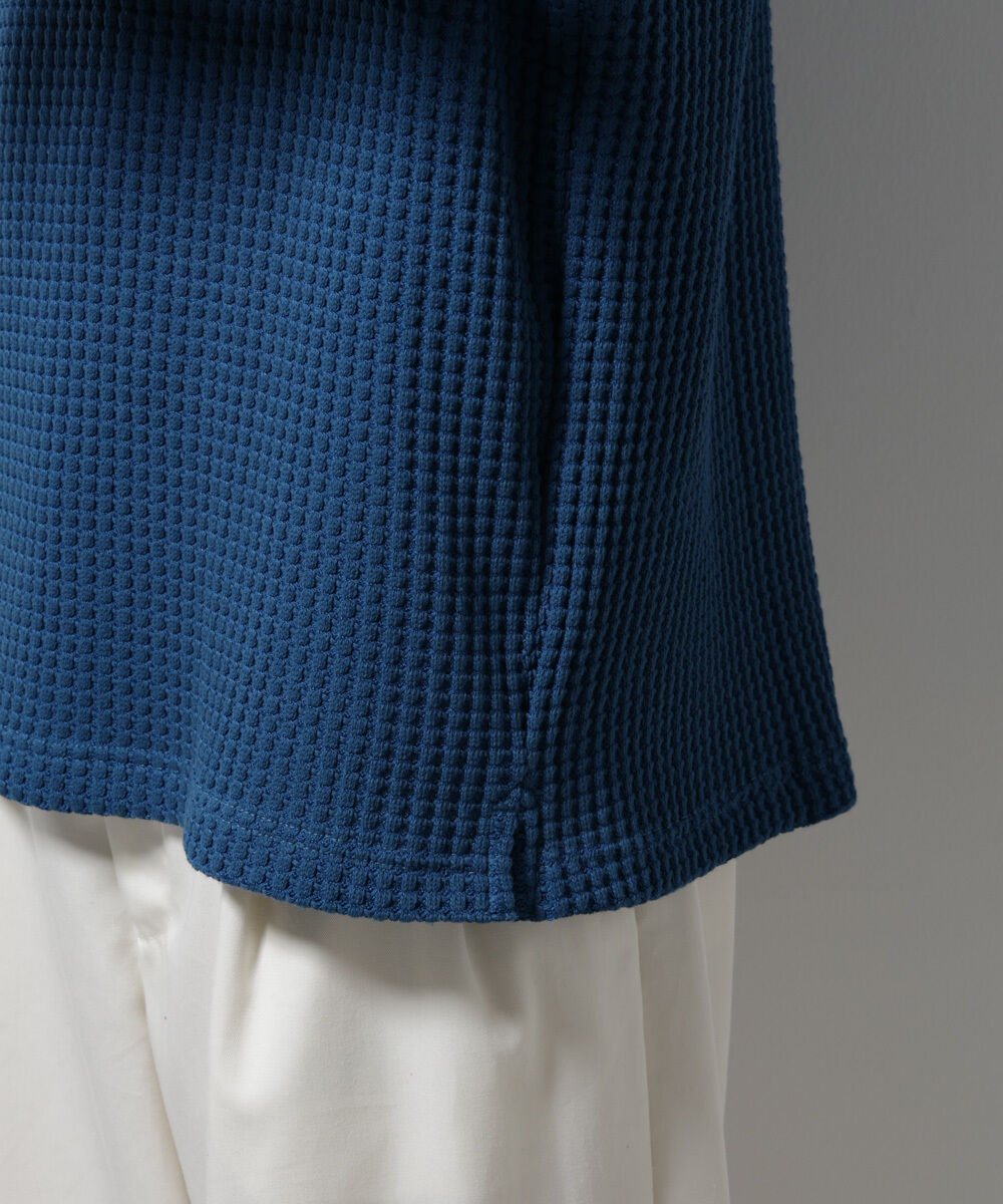 nano･universe「オニワッフルビッグTシャツ 五分袖」|Tシャツ・カットソー|