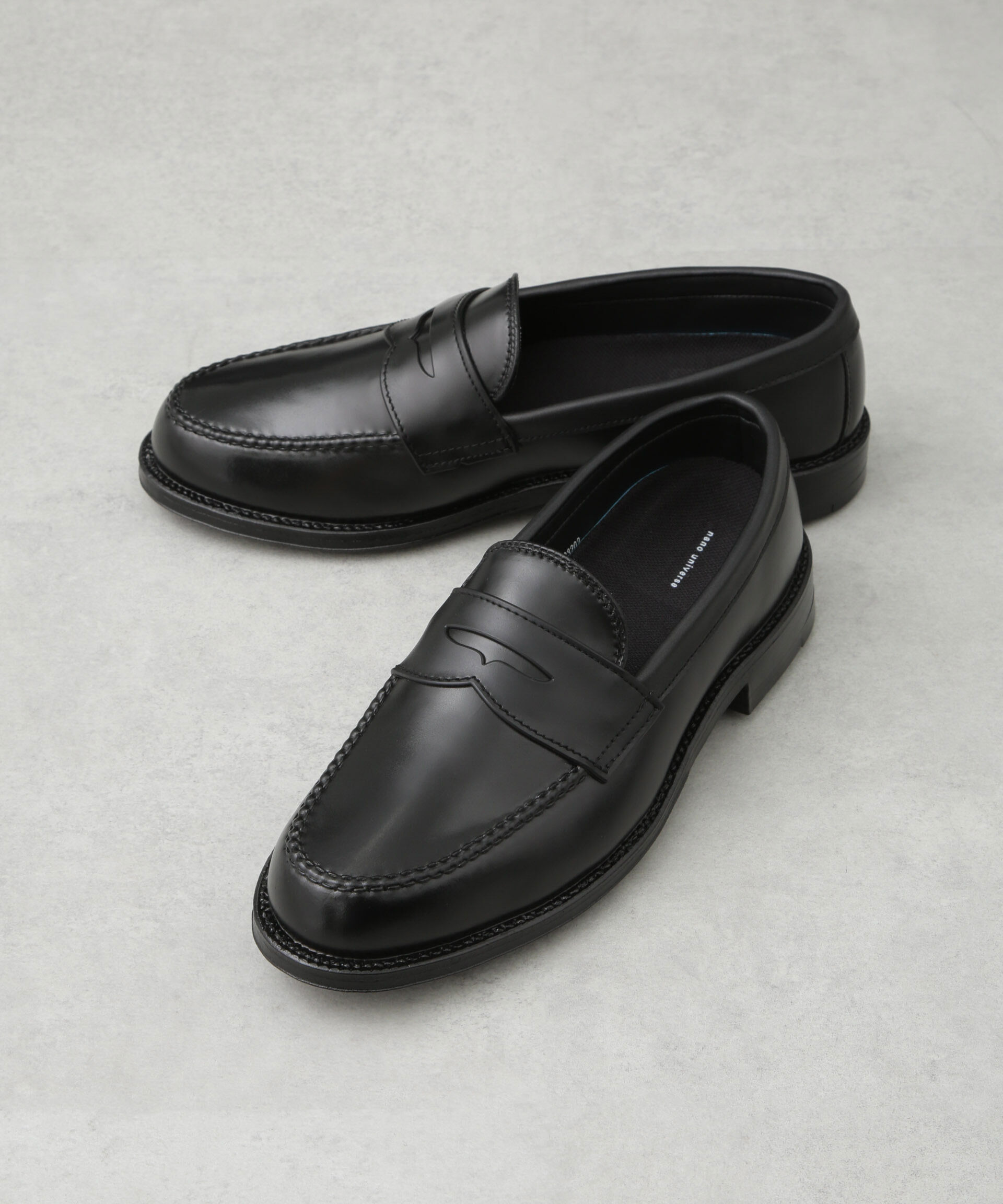 nano･universe「「Rain Comfort Shoes」ローファーシューズ」|ビジネス・ドレスシューズ|ブラック