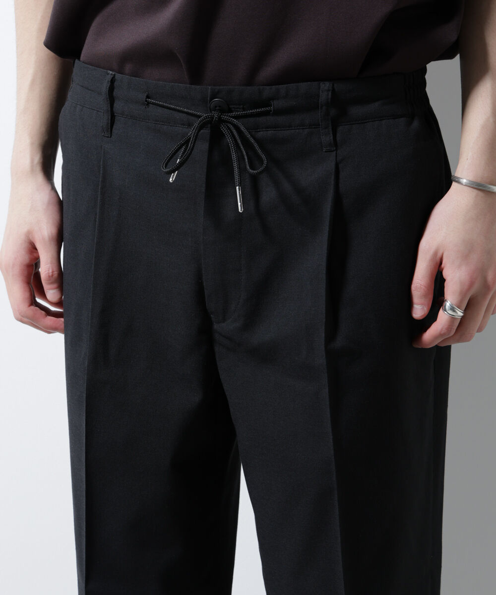 nano･universe「サイドシャーリング リネンパンツ」|チノ|