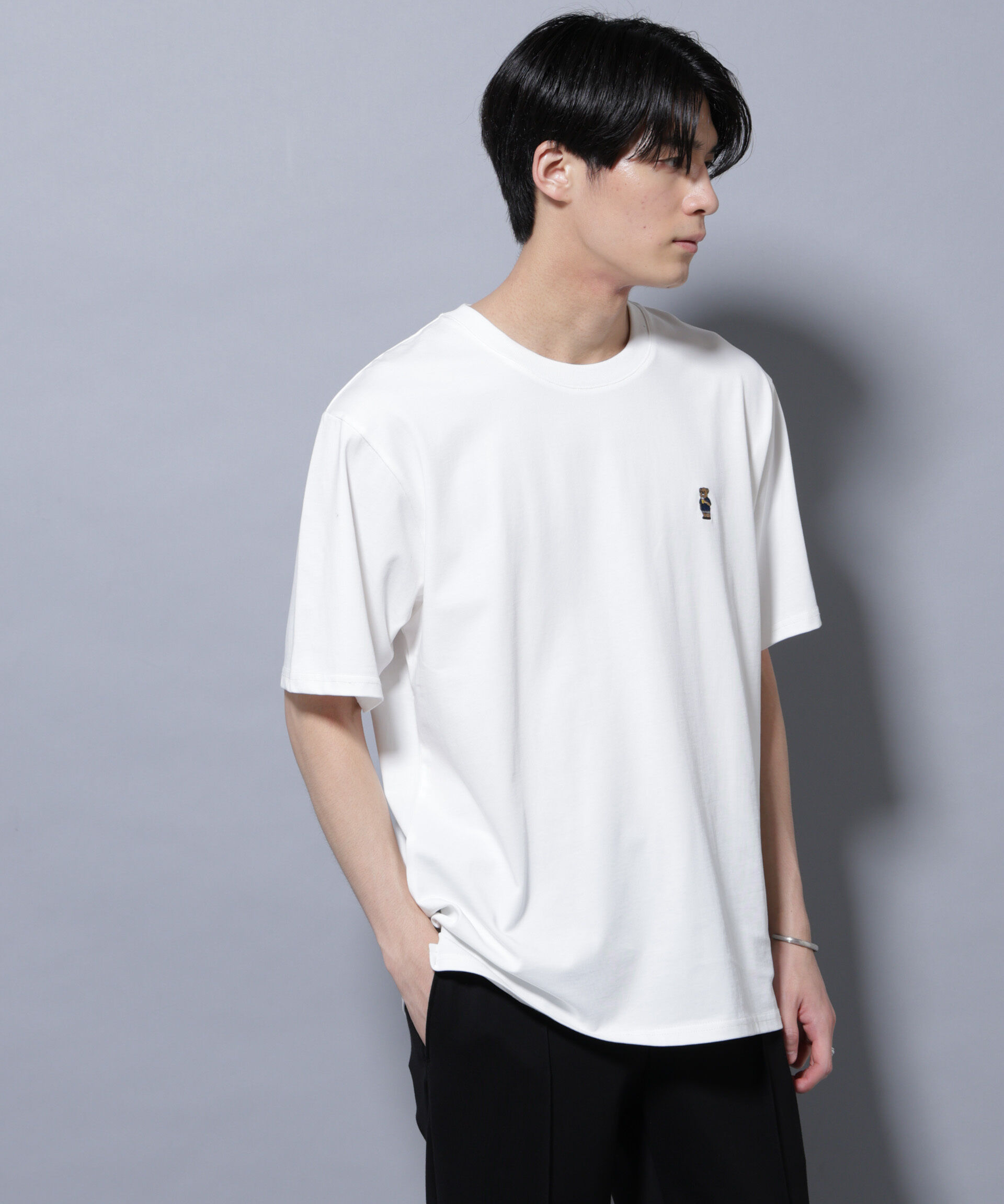 nano･universe「ナノベアTシャツ 半袖 夏服Ver.2」|Tシャツ・カットソー|