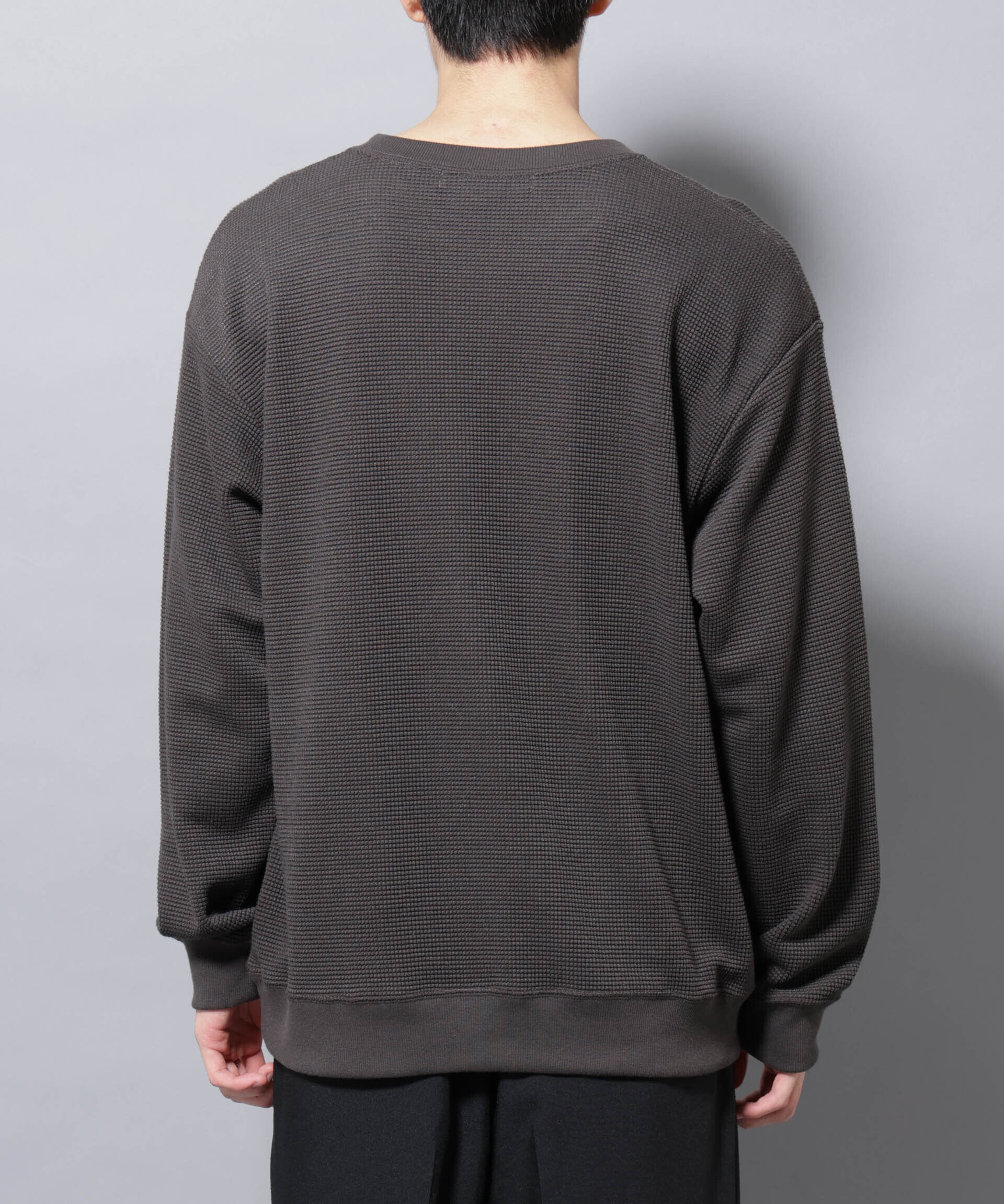 nano･universe「テックワッフルクルーネックＴシャツ」|Tシャツ・カットソー|