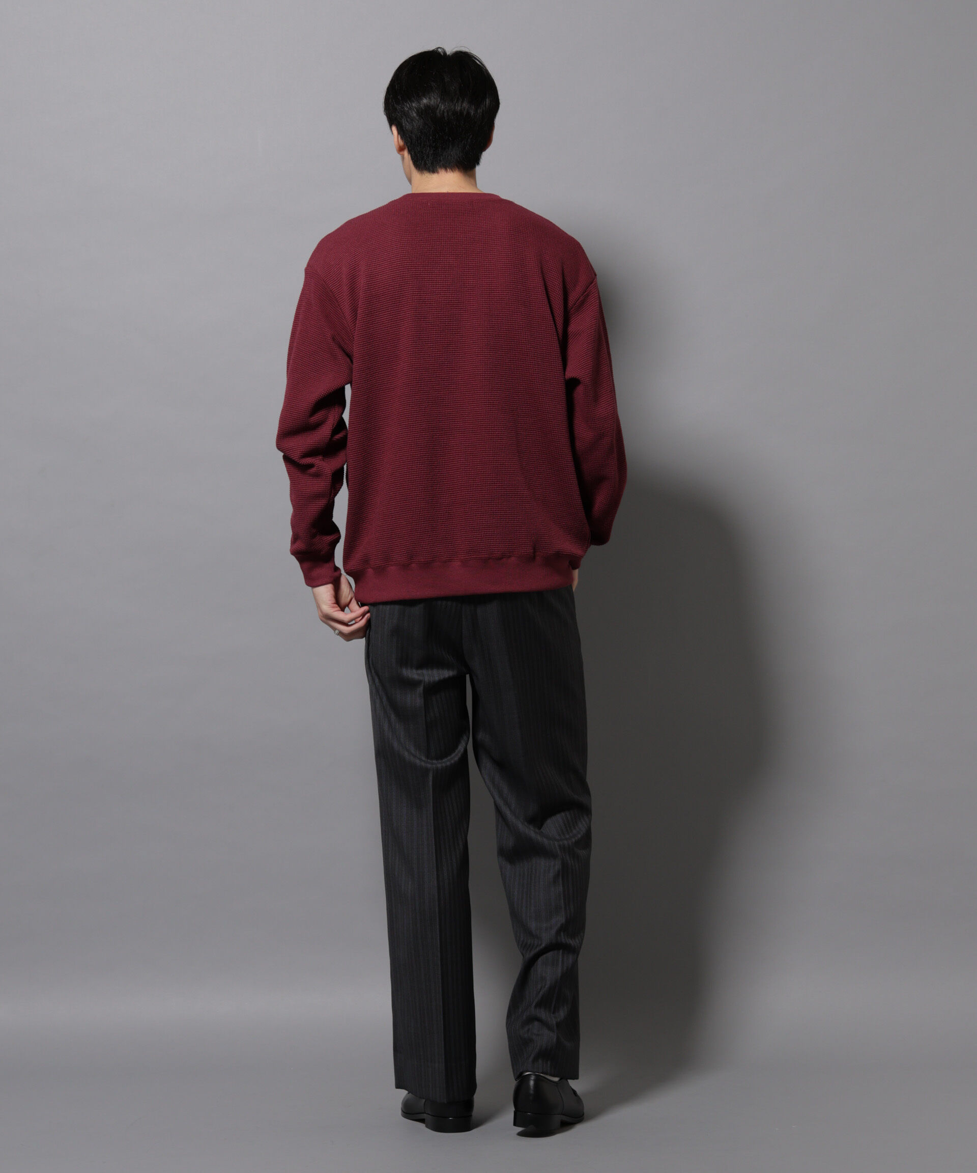 nano･universe「テックワッフルクルーネックＴシャツ」|Tシャツ・カットソー|