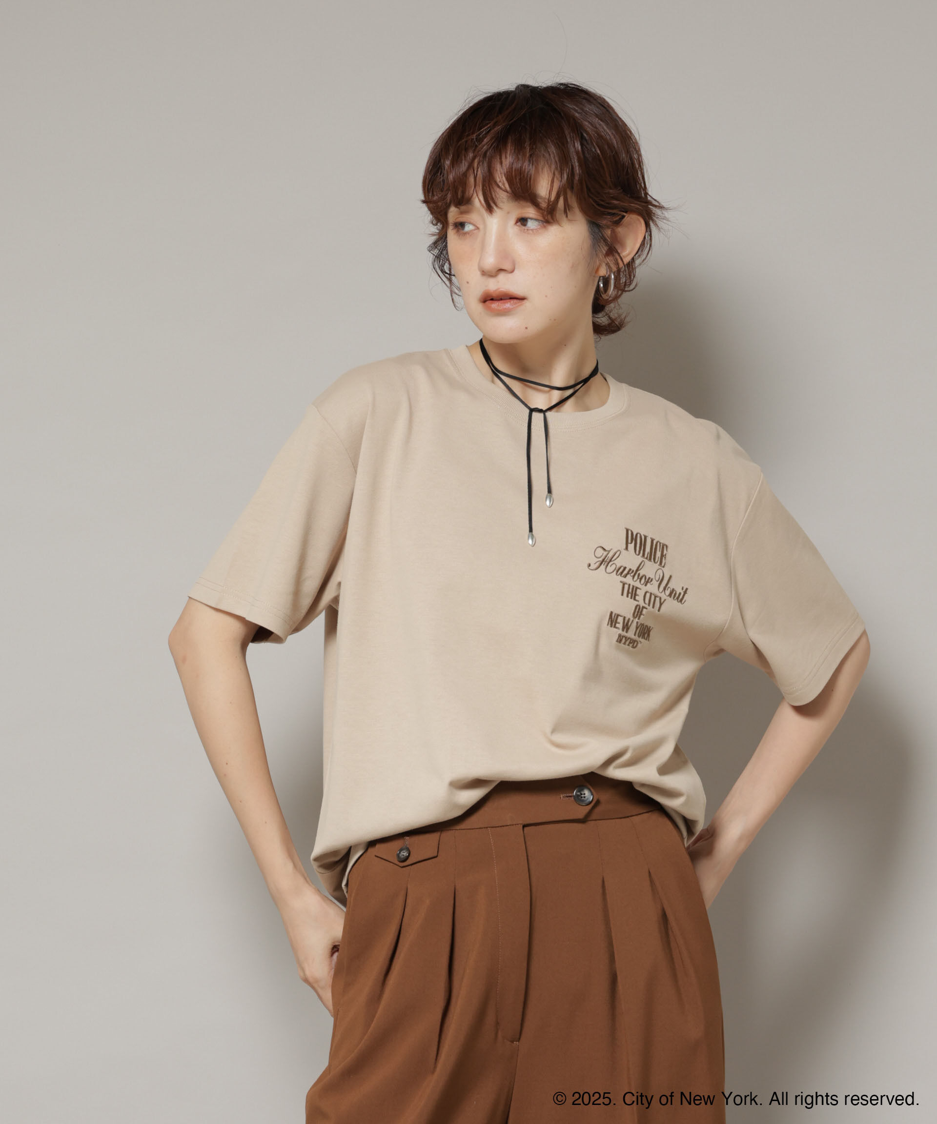 nano･universe「GOOD ROCK SPEED&times;Anti Soaked(R) 汗染み防止 NYC Tシャツ」|Tシャツ・カットソー|