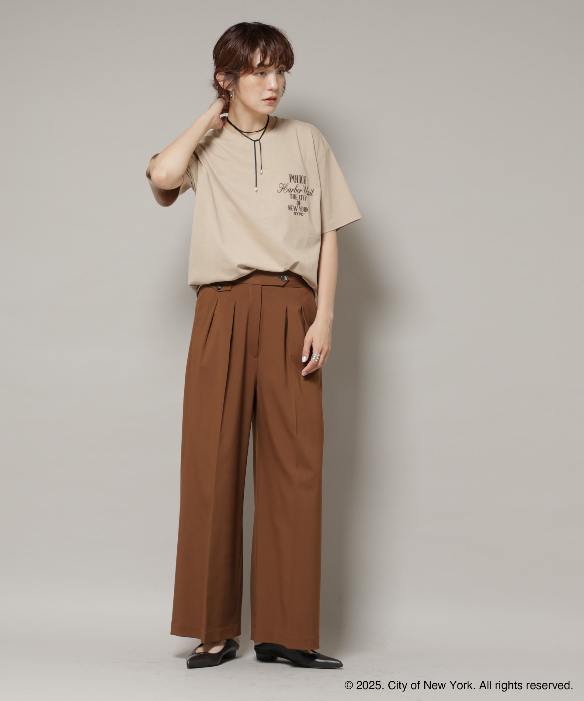 nano･universe「GOOD ROCK SPEED&times;Anti Soaked(R) 汗染み防止 NYC Tシャツ」|Tシャツ・カットソー|