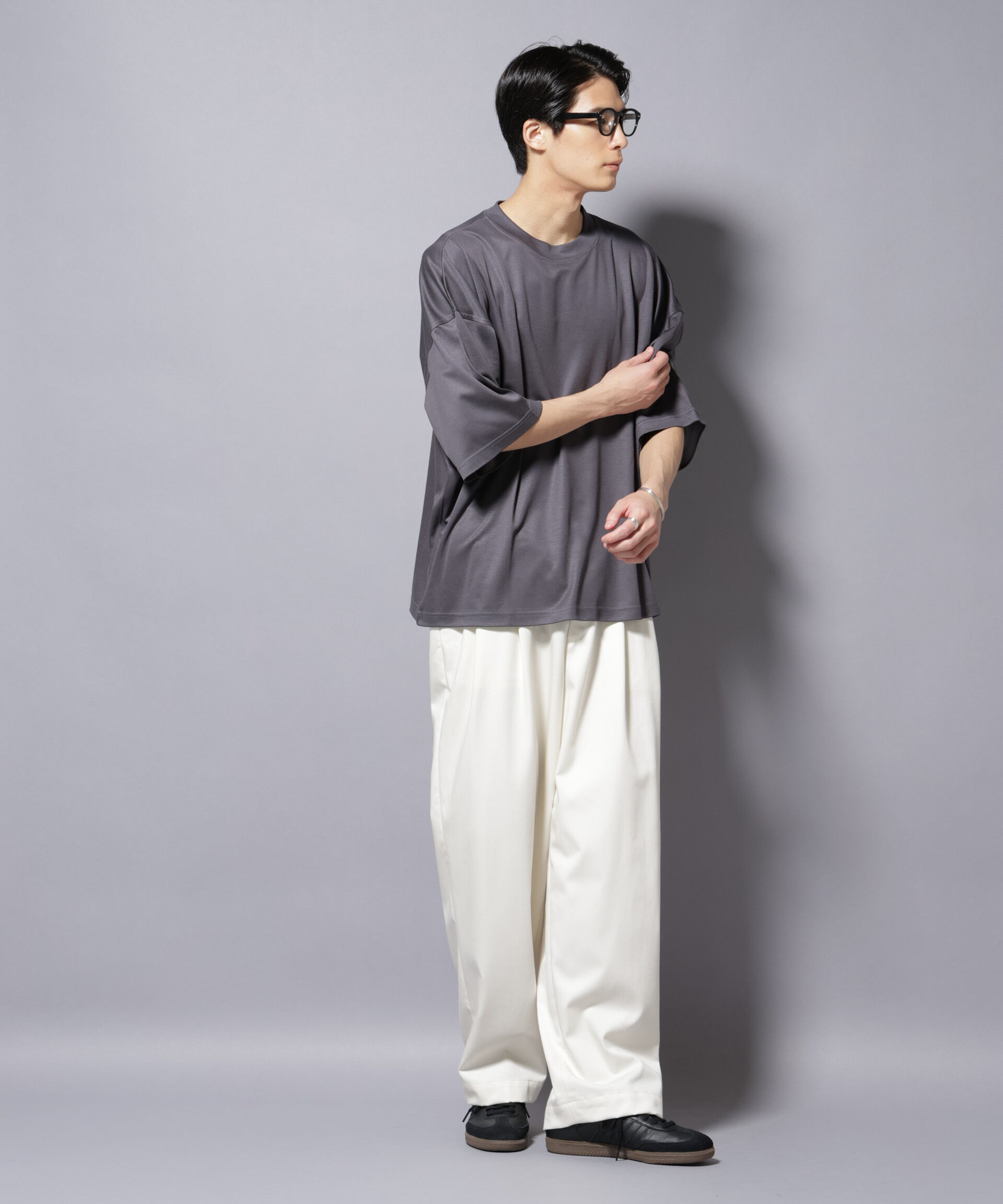 nano･universe「MIYATA&times;NANO JAPAN MADE キュプラ混 Tシャツ」|Tシャツ・カットソー|