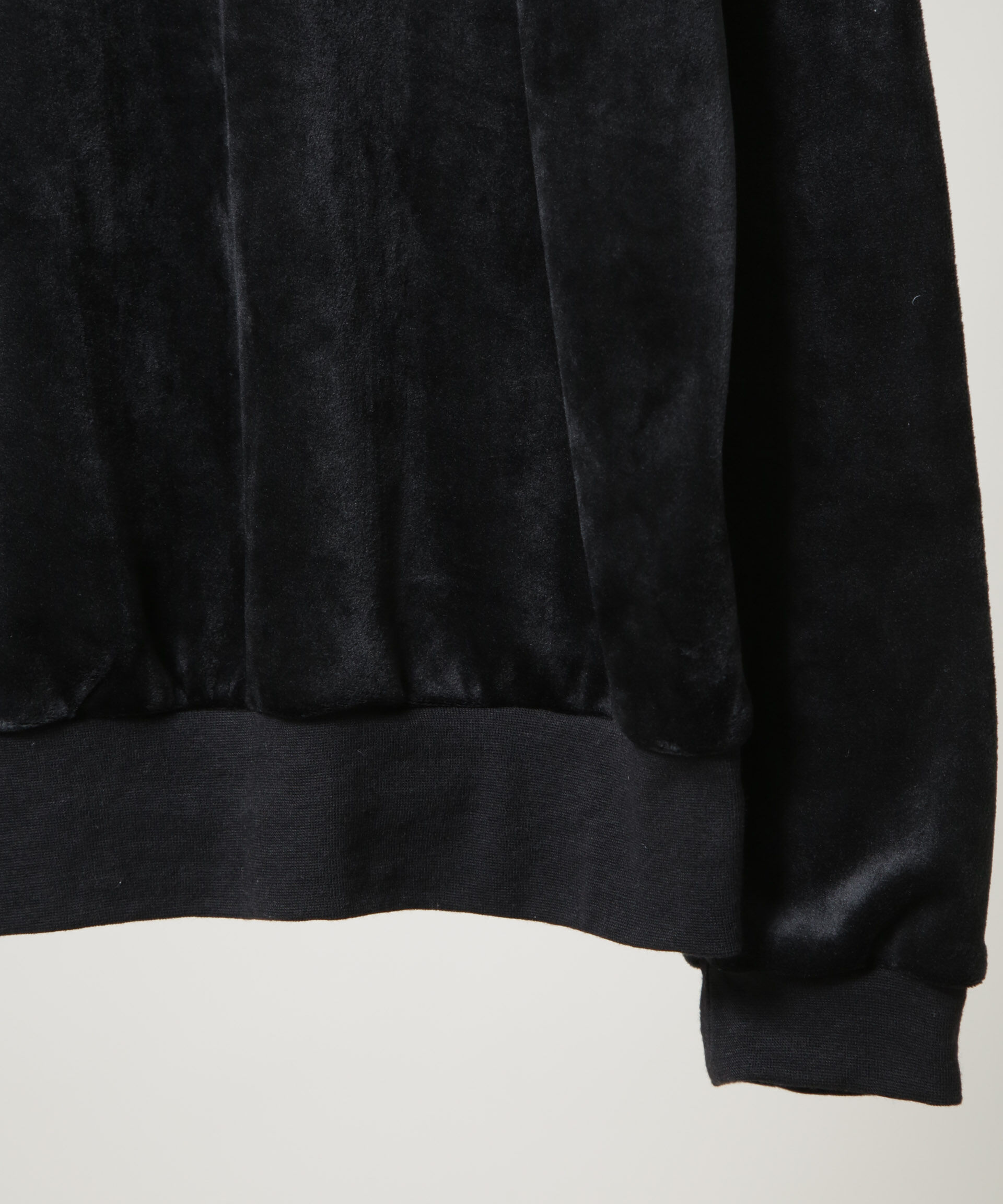 nano･universe「ベロアプルオーバー Vネックスウェット」|Tシャツ・カットソー|