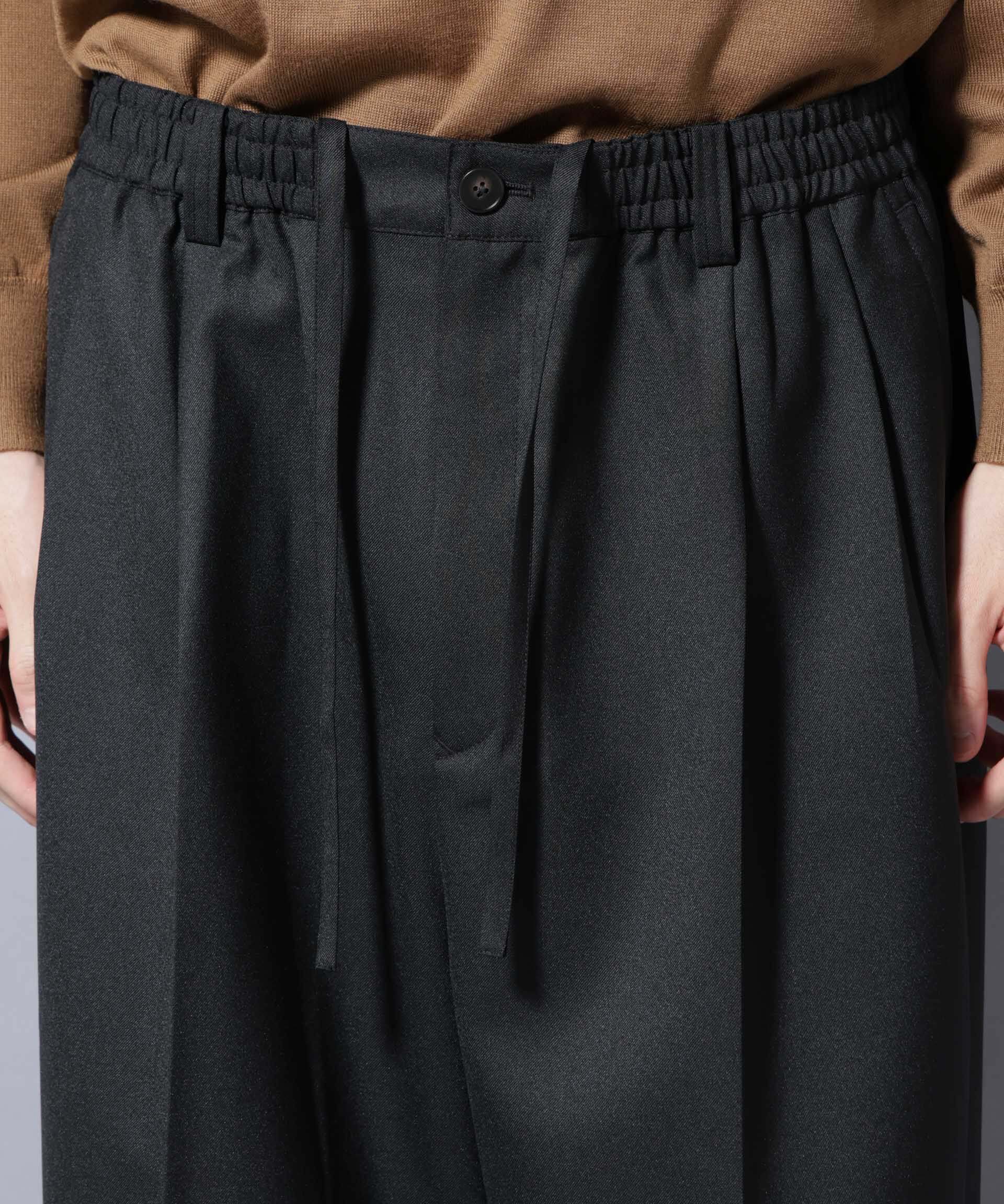 nano･universe「「大人のワイドパンツ」ドライギャバワイドイージースラックス」|チノ|