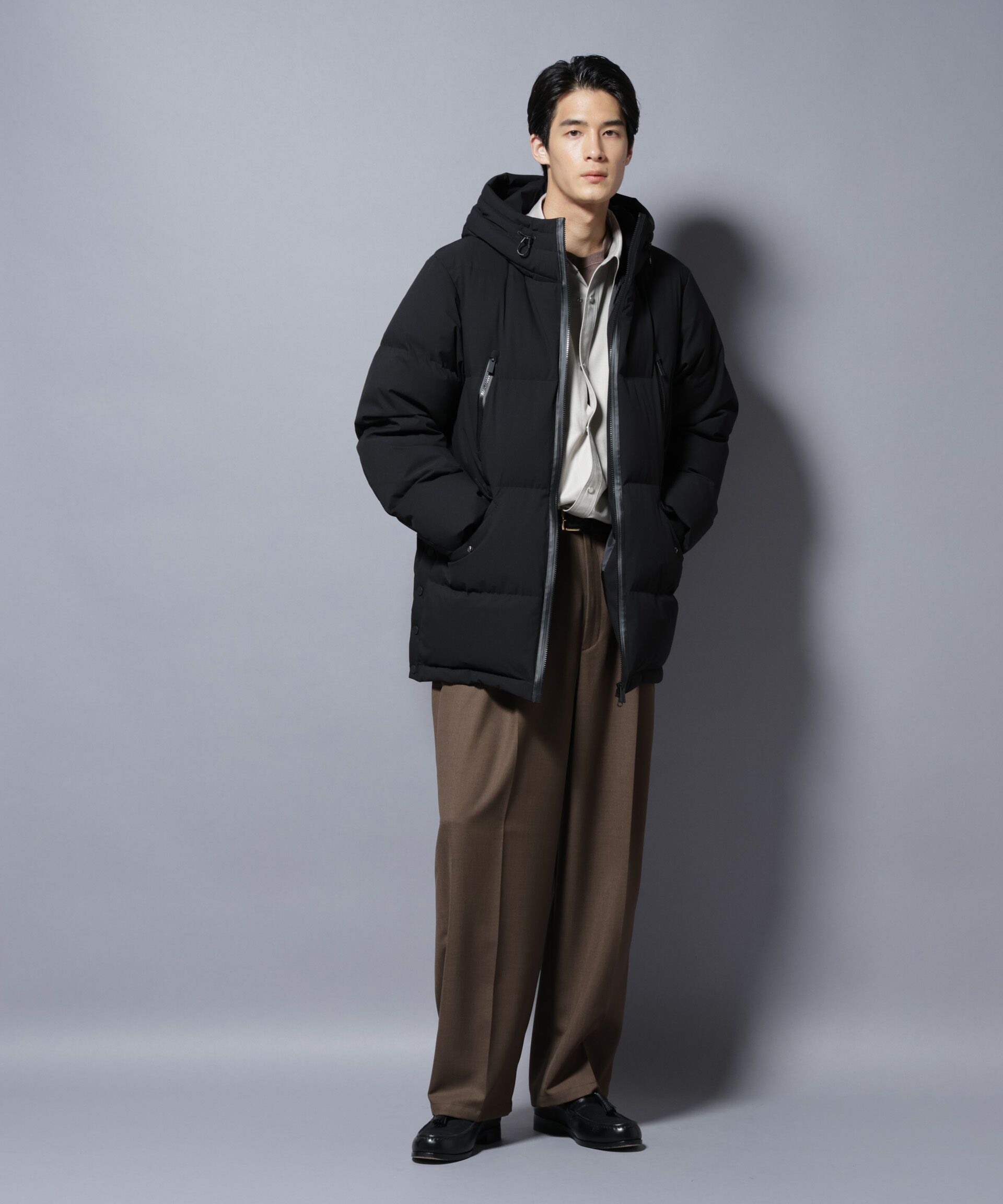 nano･universe「「大人のワイドパンツ」ドライギャバワイドイージースラックス」|チノ|