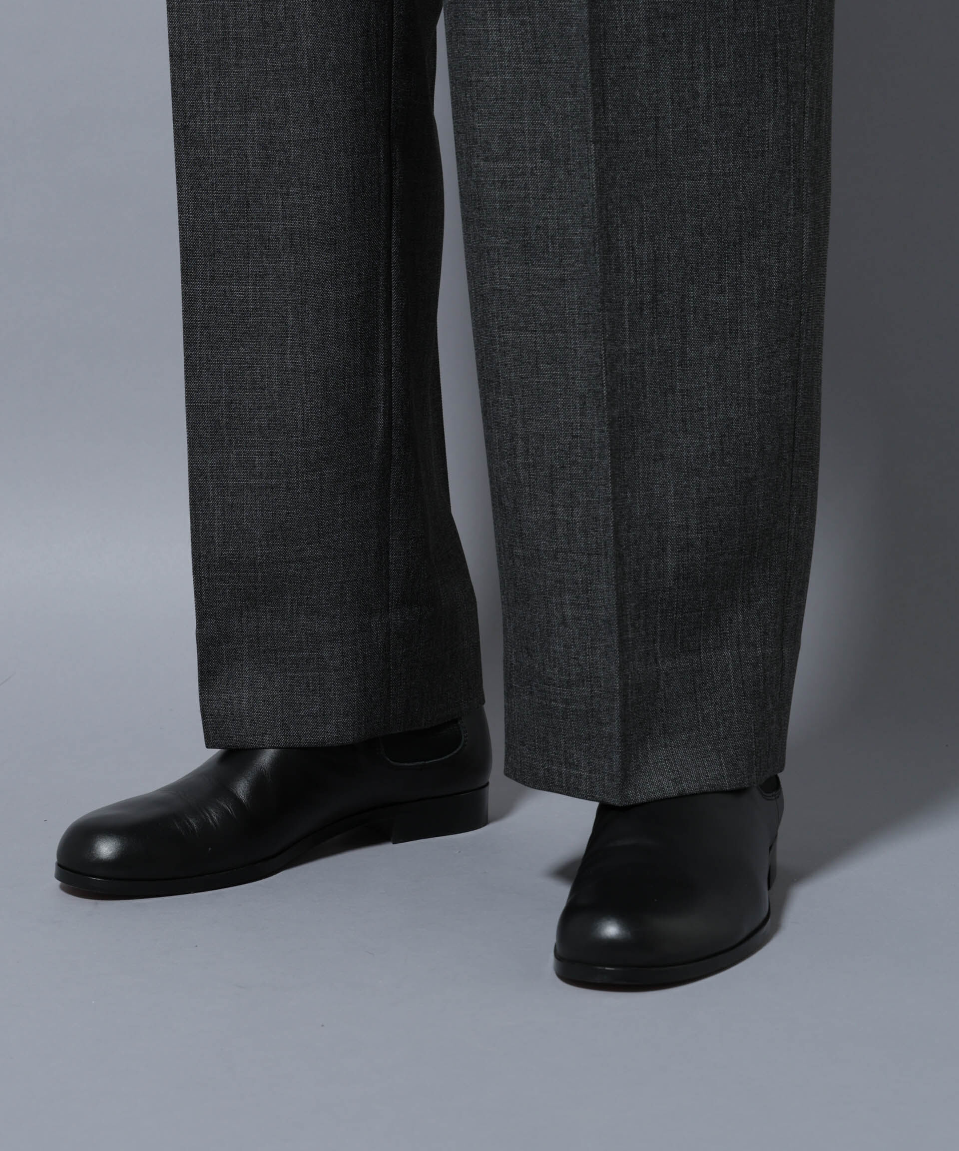 nano･universe「「大人のワイドパンツ」シャークスキンイージースラックス」|チノ|