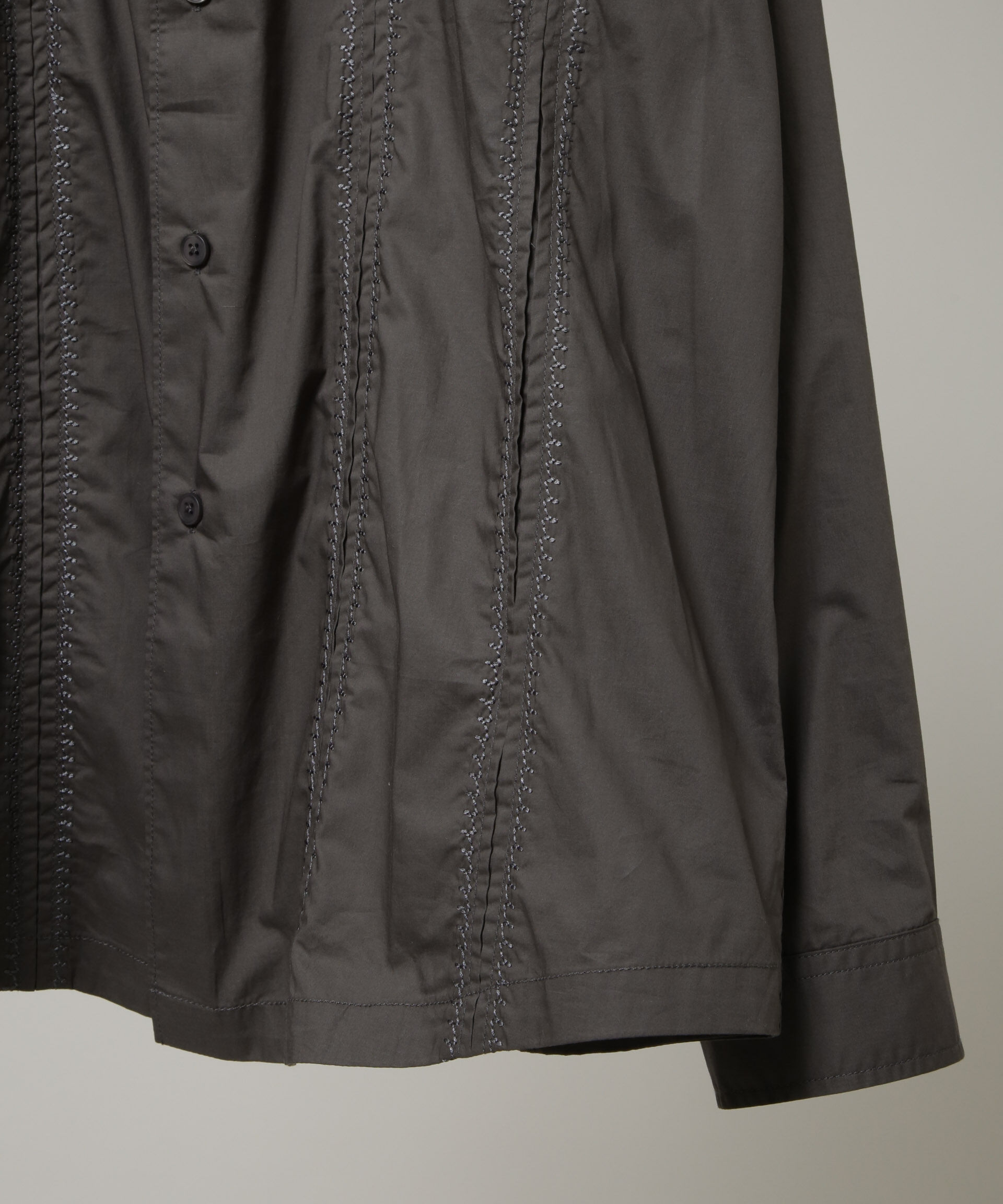  「「HOTEL LACE」デザインステッチロングスリーブシャツ」|シャツ・ブラウス|