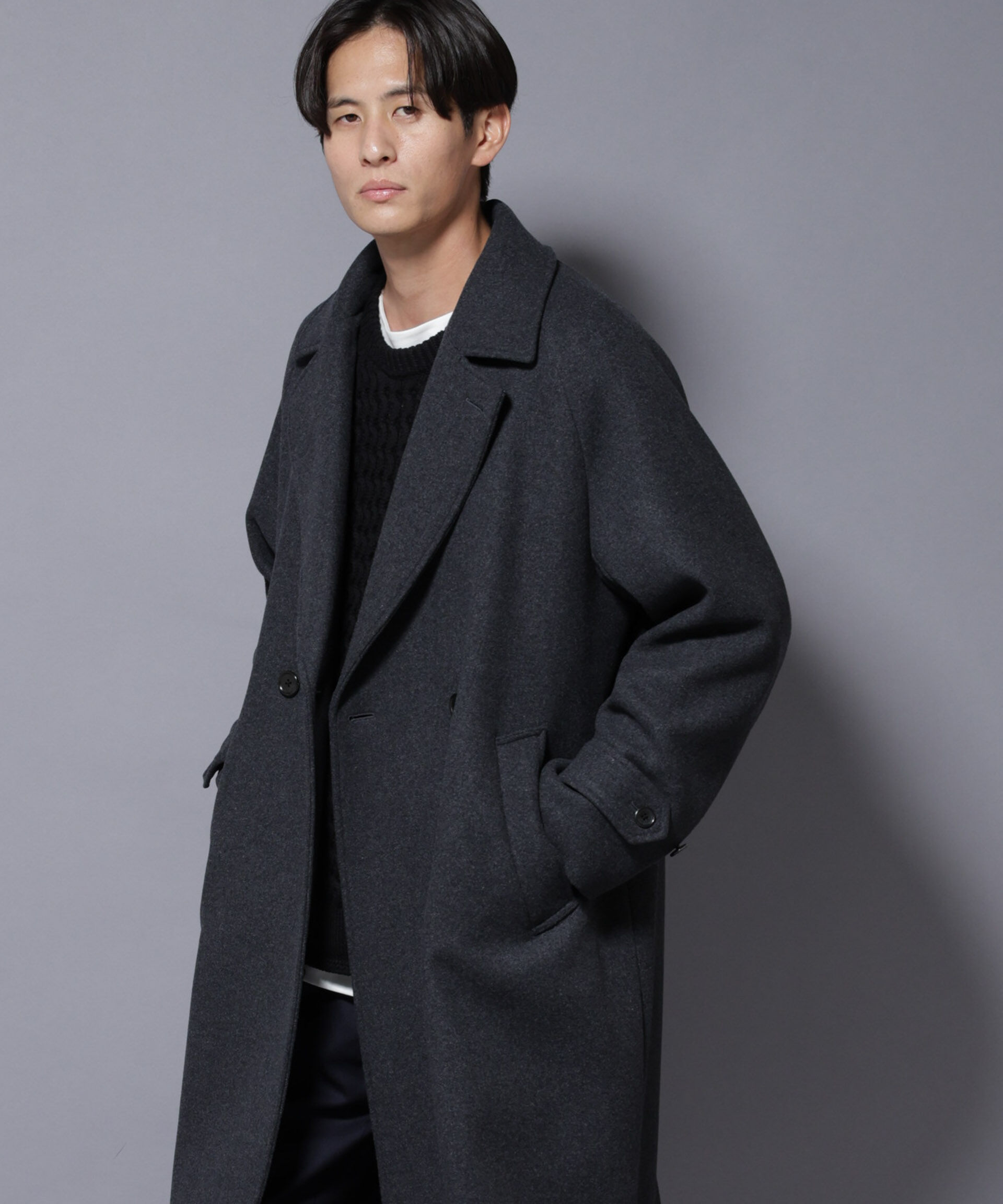 nano･universe「ウールカシミヤメルトンダブルコート」|その他|