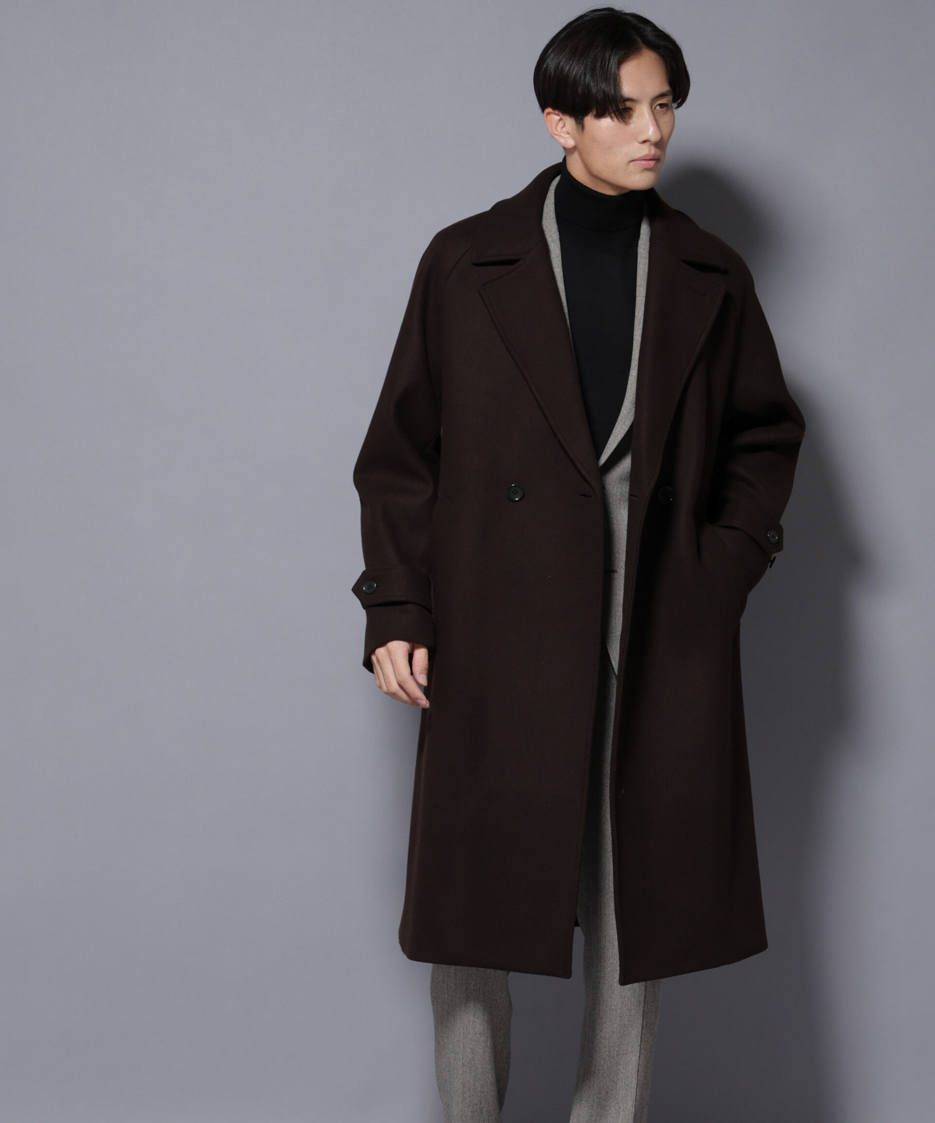 nano･universe「ウールカシミヤメルトンダブルコート」|その他|