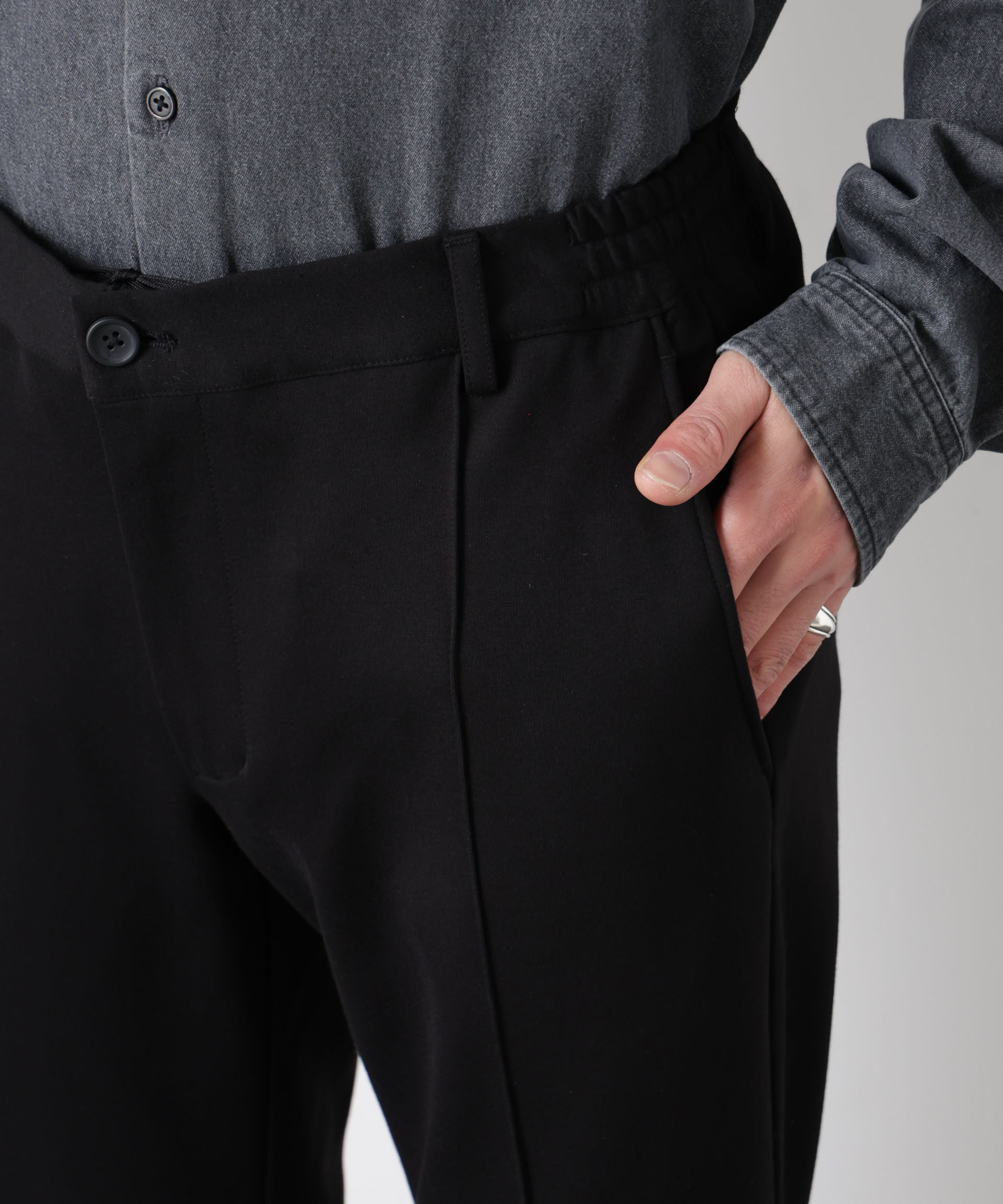 nano･universe「「モダンコンフォート」スリムイージースラックス」|チノ|