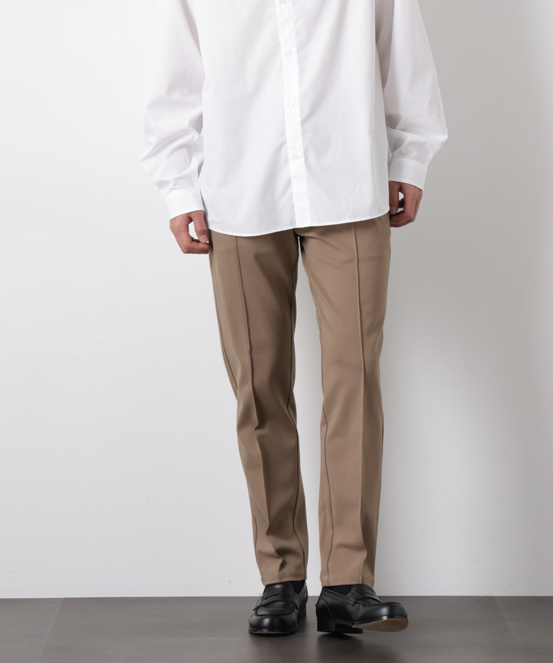 nano･universe「「モダンコンフォート」スリムイージースラックス」|チノ|