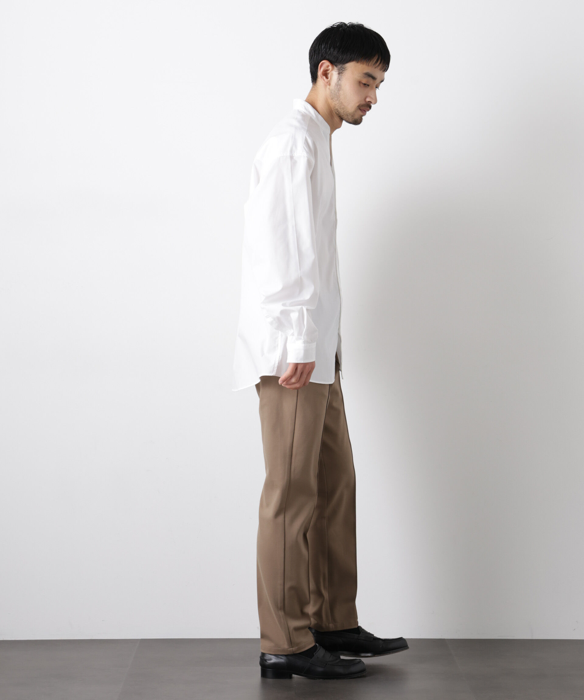 nano･universe「「モダンコンフォート」スリムイージースラックス」|チノ|