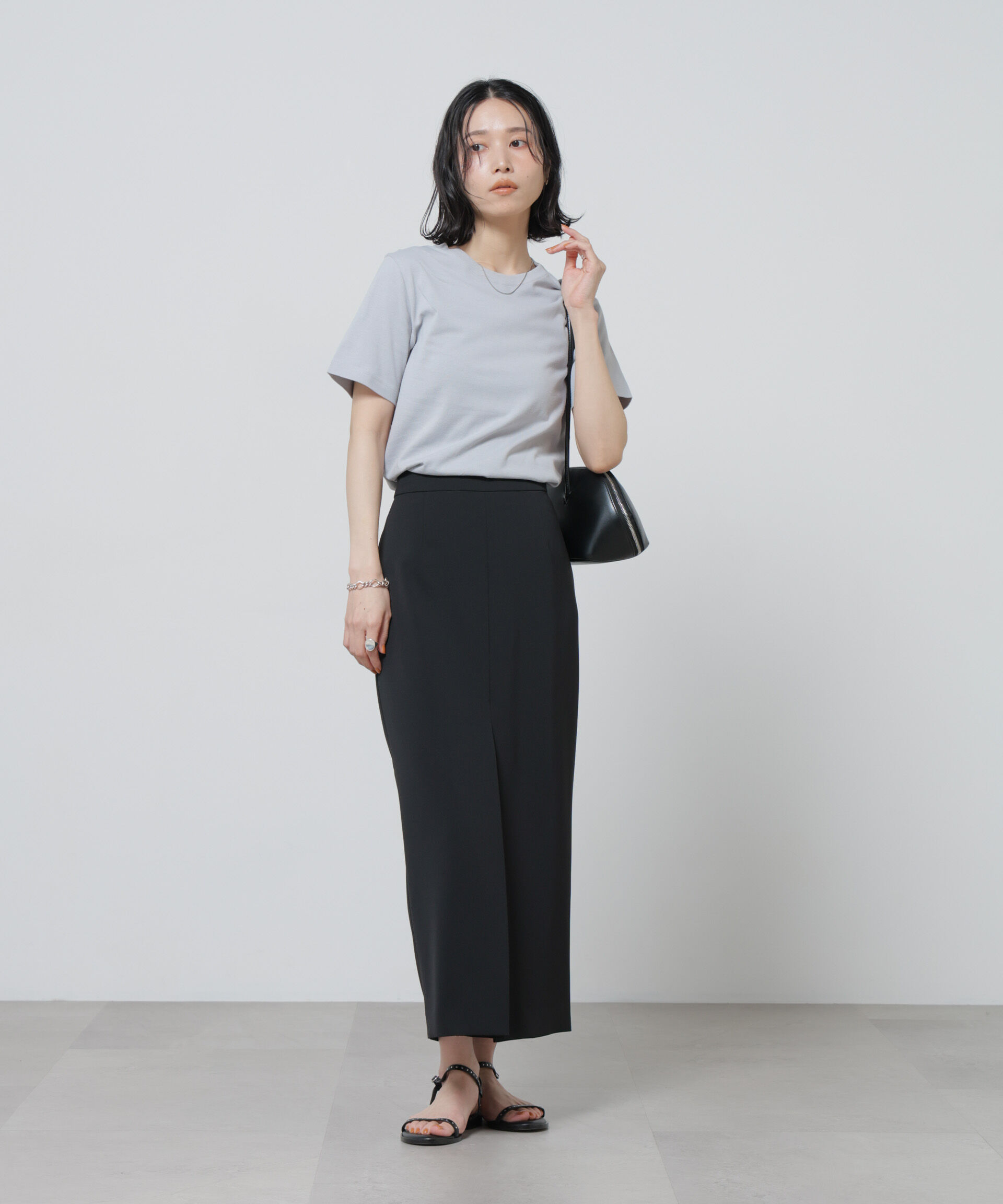 nano･universe「Anti Soaked(R) 汗染み防止カラフルクルーTシャツ」|Tシャツ・カットソー|