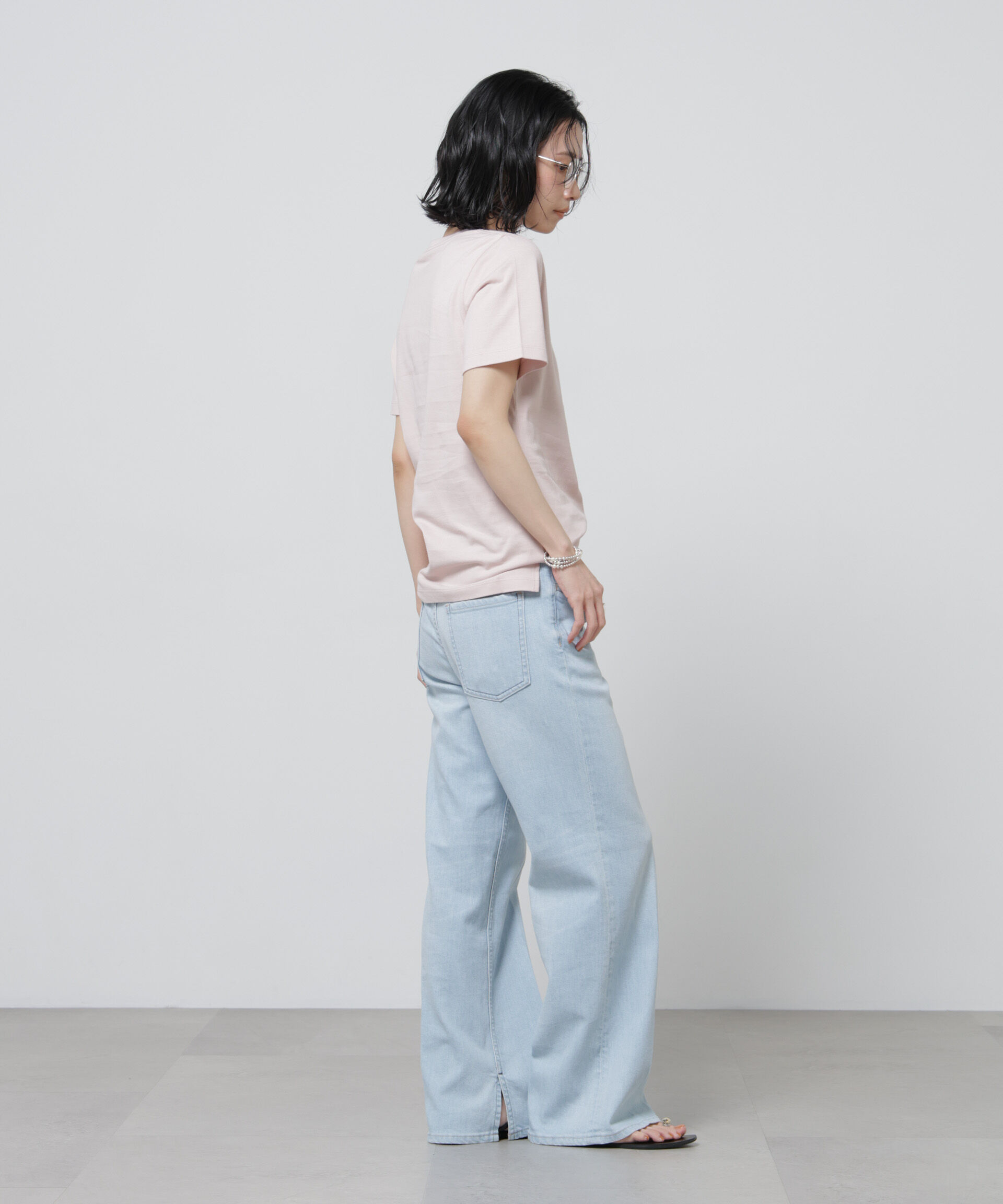 nano･universe「Anti Soaked(R) 汗染み防止カラフルクルーTシャツ」|Tシャツ・カットソー|