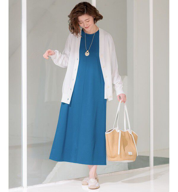 23区「【洗える】スビンハイツイストコットン カーディガン」|ニット・セーター|